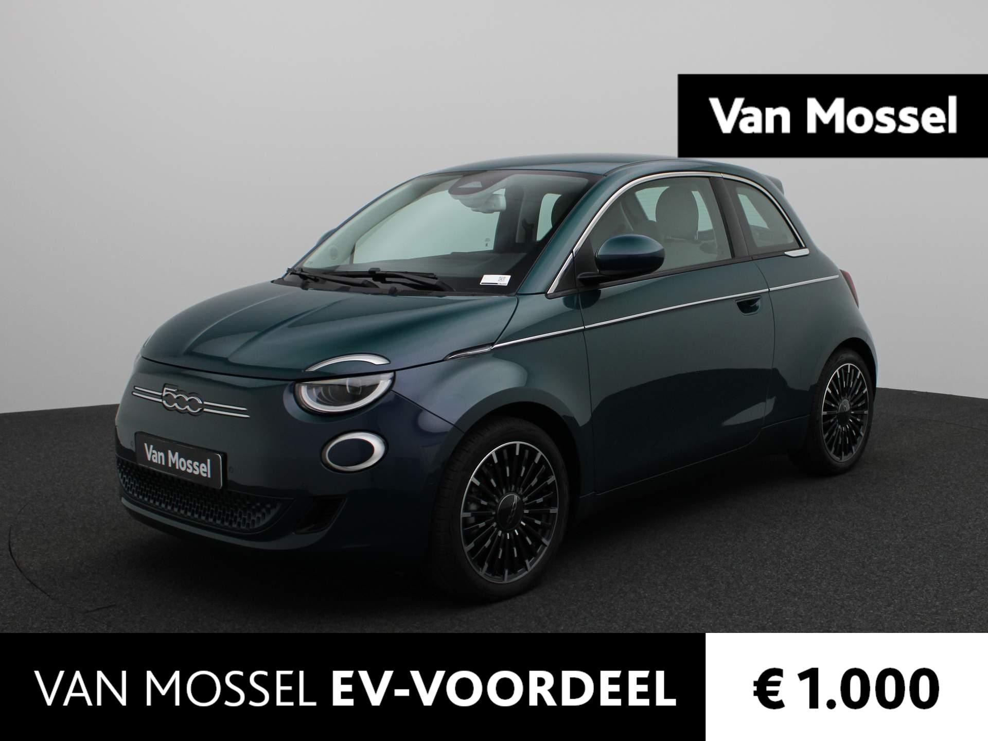 Fiat 500 La Prima 42 kWh | Apple-Android Play | Camera | Keyless Go+Entry | Leder | JBL Premium Sound System | LED |