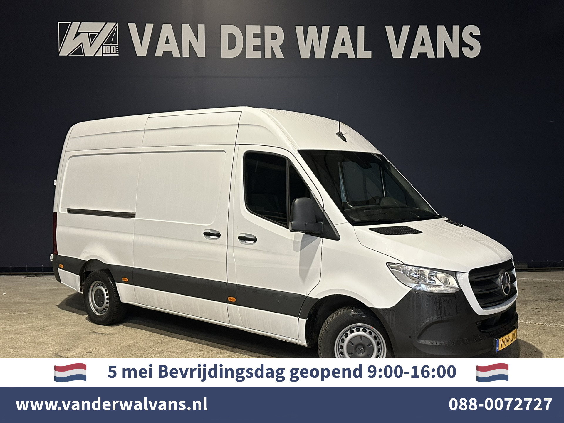 Mercedes-Benz Sprinter 317 CDI 170pk 9G-Tronic Automaat L2H2 Fabrieksgarantie Euro6 Airco | Camera | Navigatie Cruisecontrol, Parkeersensoren, Stoelverwarming, Bijrijdersbank