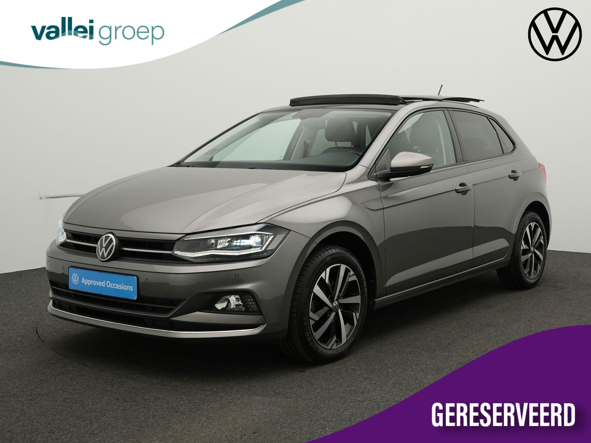 Volkswagen Polo 1.0 TSI 110 pk DSG Highline | Panoramadak | 16 inch Lichtmetalen velgen | Climatronic | Stoelverwarming