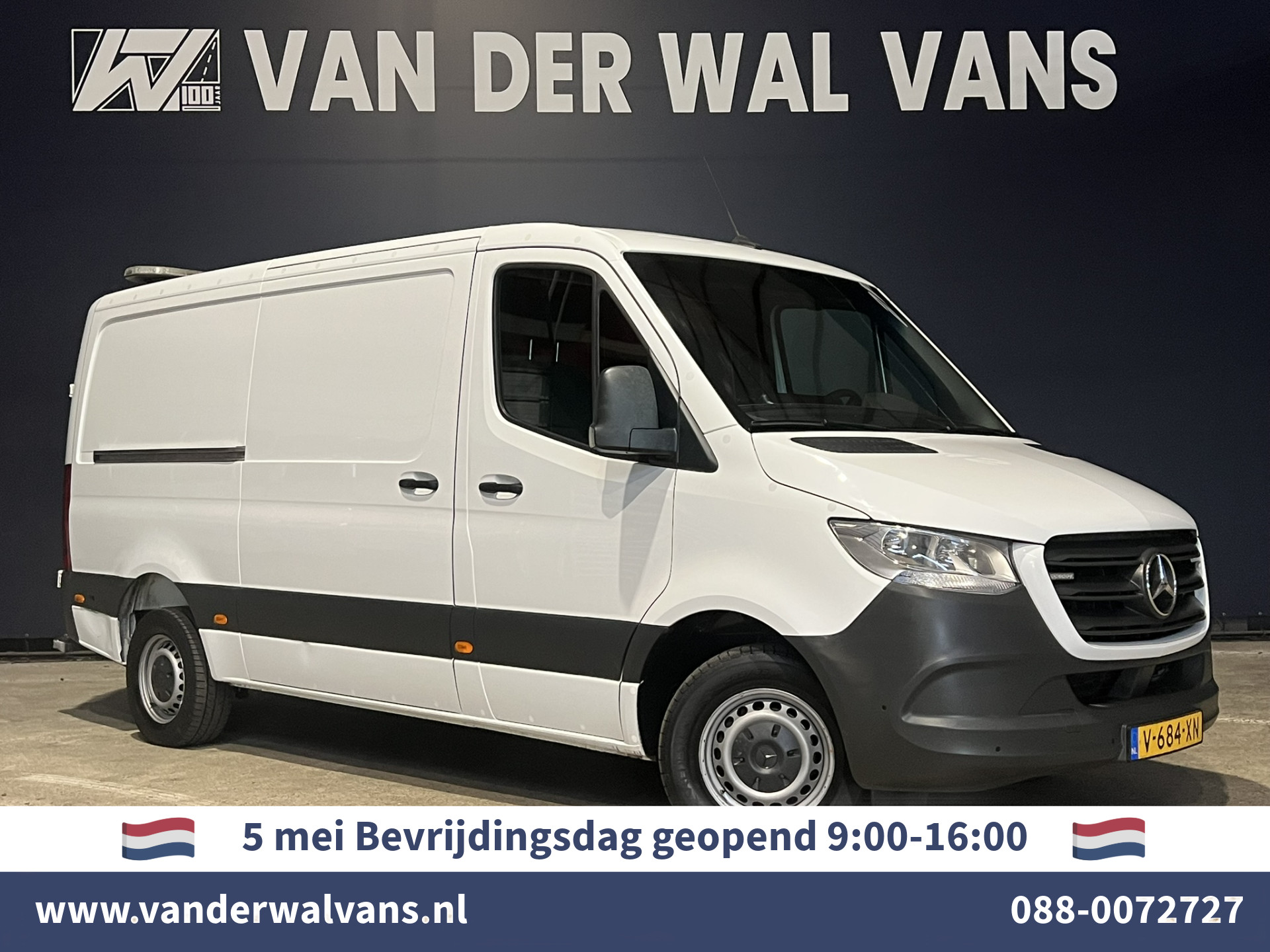 Mercedes-Benz Sprinter 316 CDI 164pk 3500kg Trekhaak L2H1 inrichting Euro6 Airco | Omvormer | Camera Apple Carplay, Android Auto, Cruisecontrol, Parkeersensoren