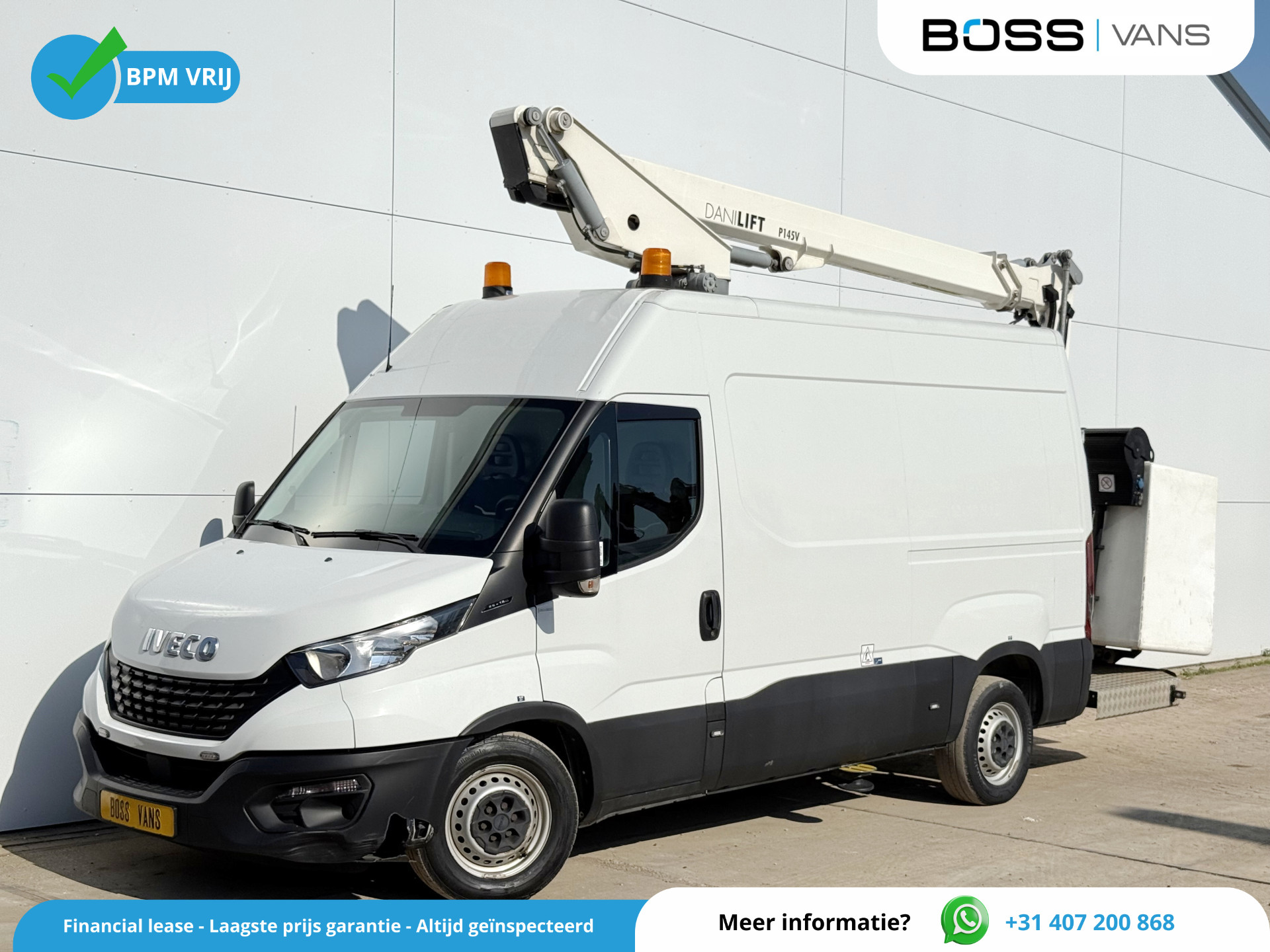 Iveco Daily 35S16 L2H2 Hoogwerker Hubarbeitsbühne 14,5 Meter Stempels Camera