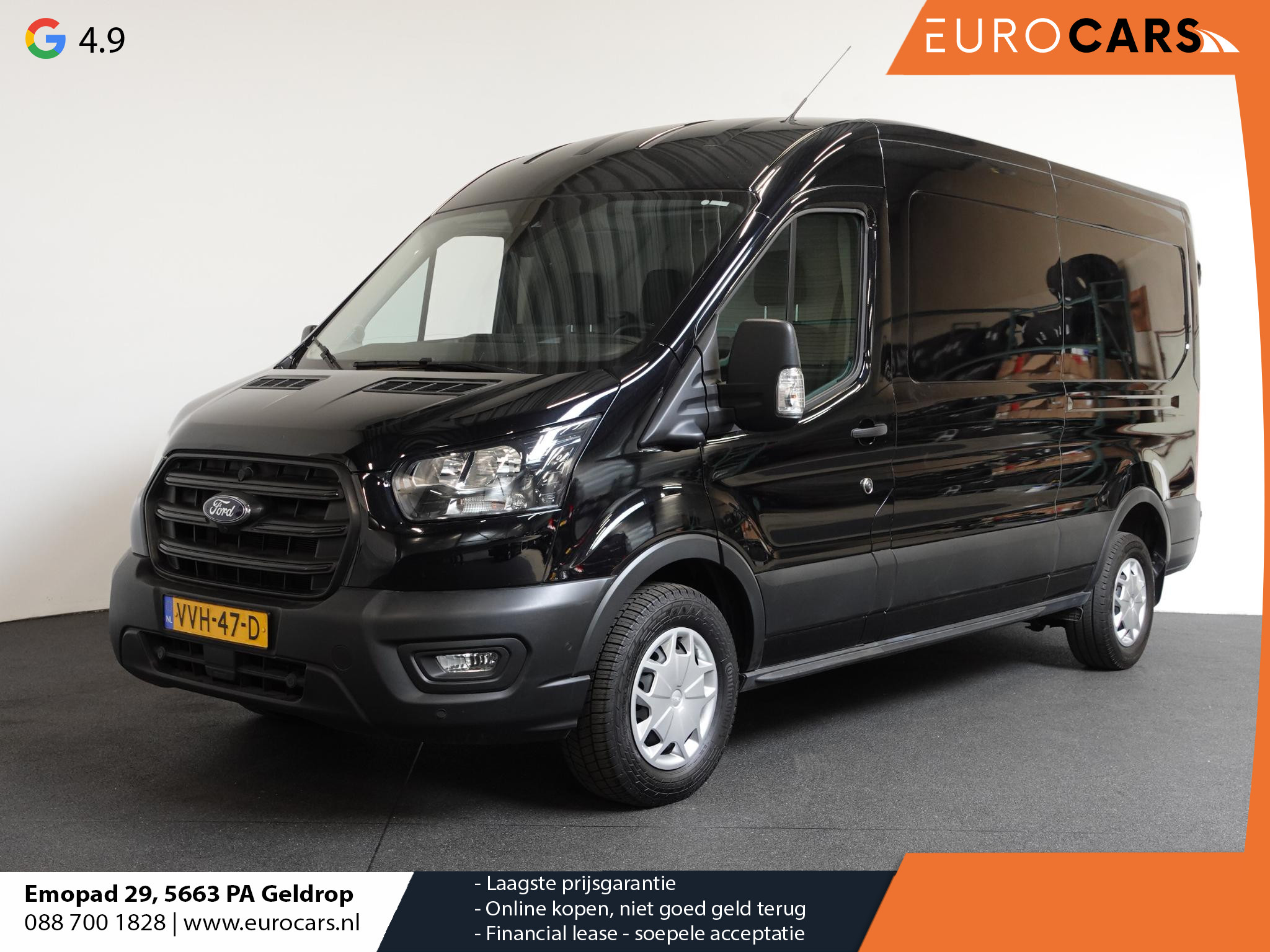 Ford Transit 330 2.0 TDCI L3H2 Trend Automaat Airco Navigatie Camera Trekhaak Cruise Control #