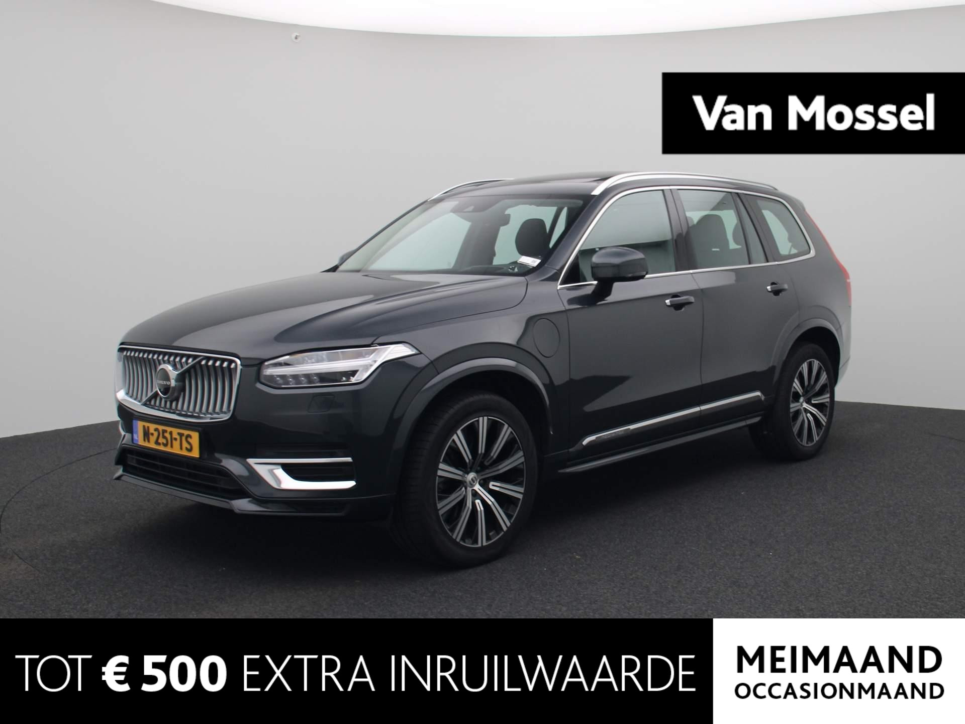 Volvo XC90 2.0 T8 Recharge AWD Inscription Exclusive | 7-Persoons | Luchtvering | Panoramadak | Lederen Bekleding | Navigatie | Harman-Kardon | Stoel- Stuurverwarming | Stoelkoeling | 360 Camera | Climate Control | 20inch Lichtmetalen Velgen |