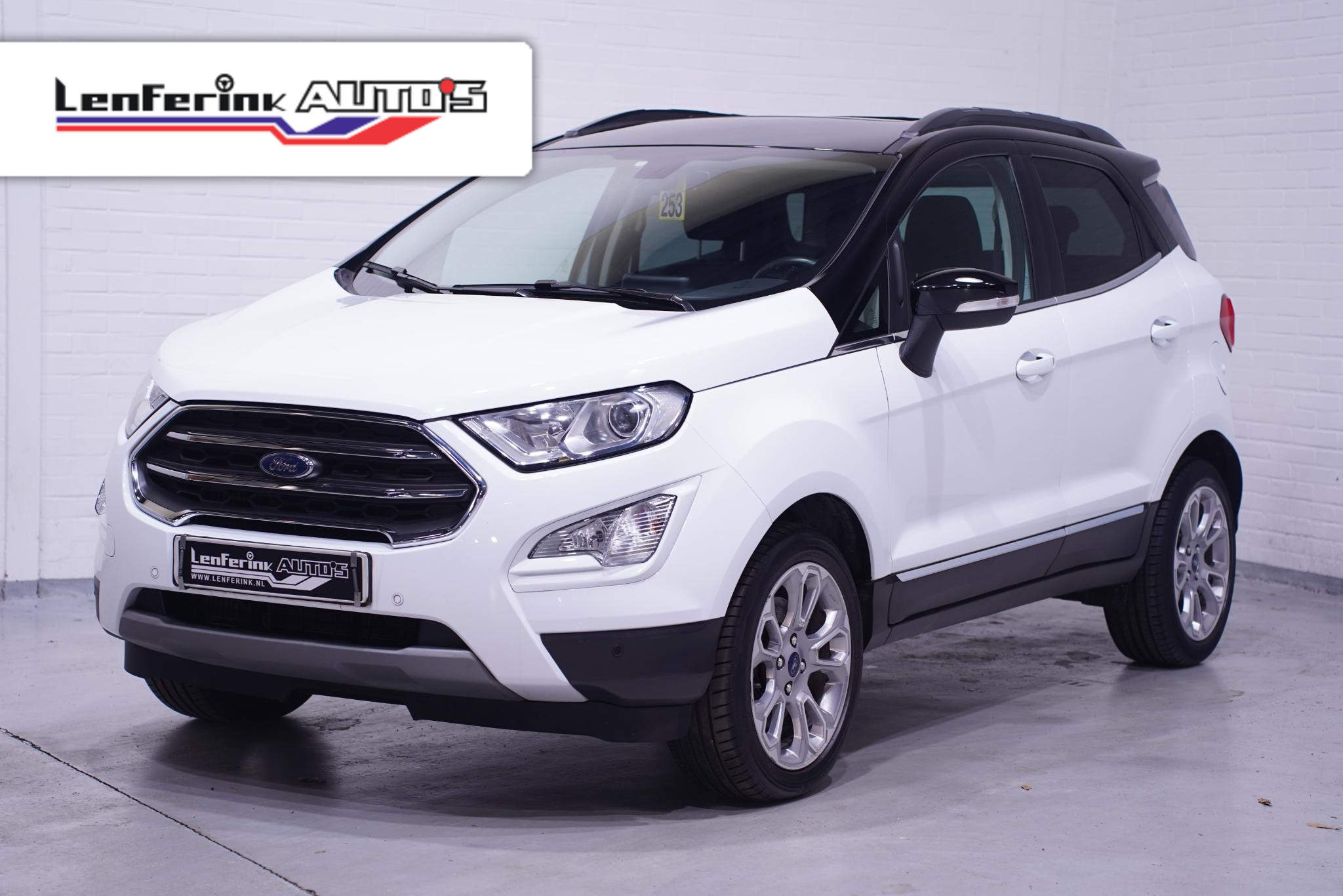 Ford EcoSport 1.0 EcoBoost Titanium Navi Schuifdak Winterpakket Camera PDC v+a Apple Carplay 1e Eig. NAP Rijklaar