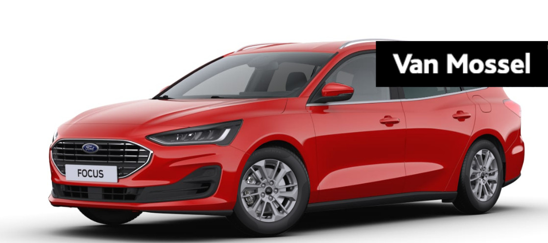 Ford Focus Wagon 1.0 EcoBoost Hybrid Titanium NU MET €1.500,00 KORTING!! | WAGON | RACE RED |
