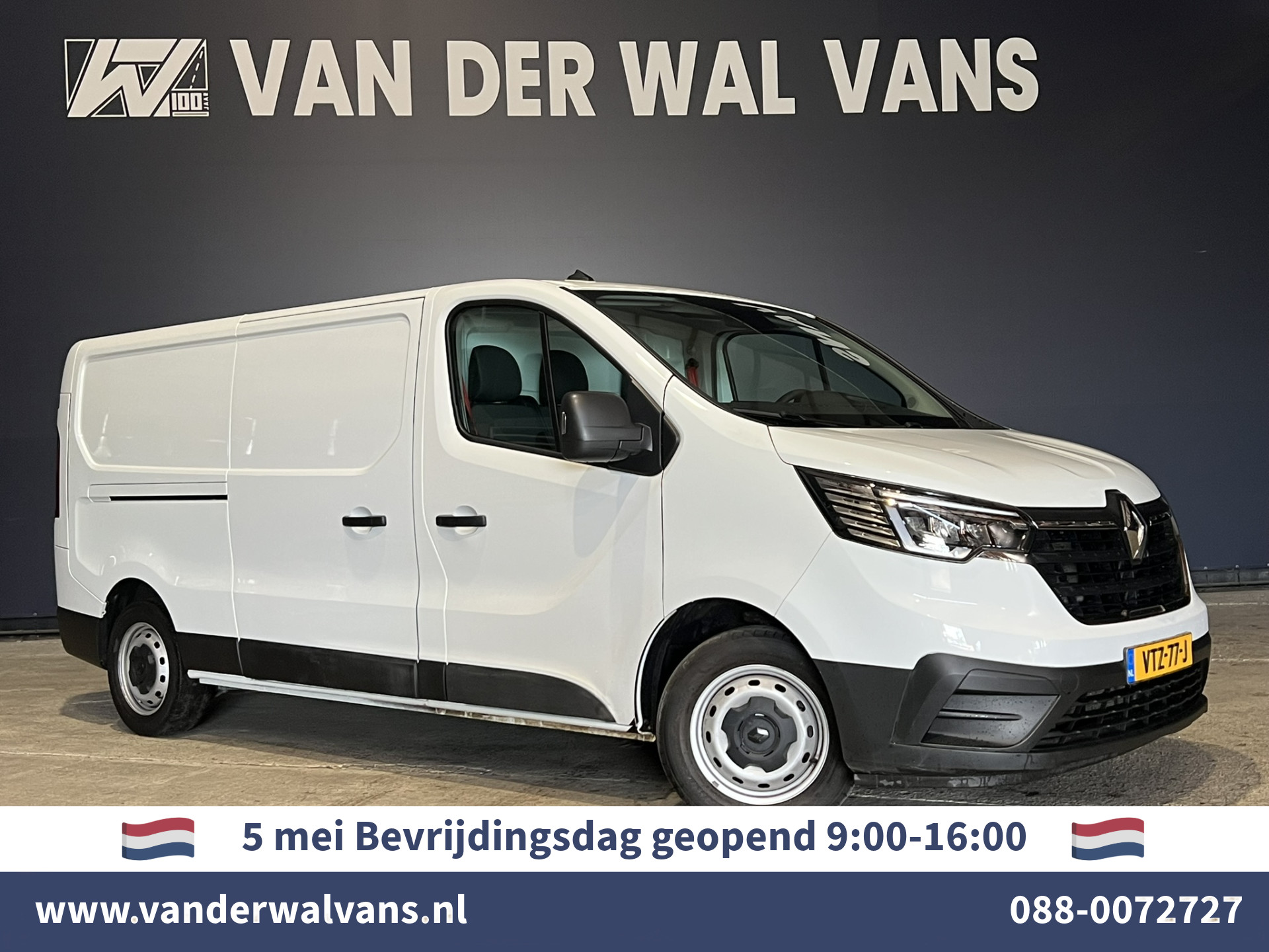 Renault Trafic 2.0 dCi 131pk L2H1 Euro6 Airco | LED | Cruisecontrol | 2500kg Trekhaak Bijrijdersbank