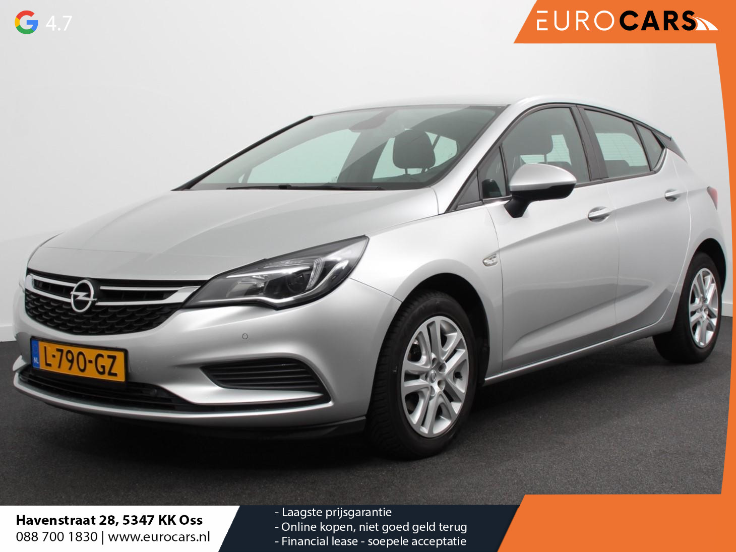 Opel Astra 1.0 Turbo Business | Airco | Navigatie | Apple carplay/ Android auto | Parkeersensoren | Bluetooth | Led