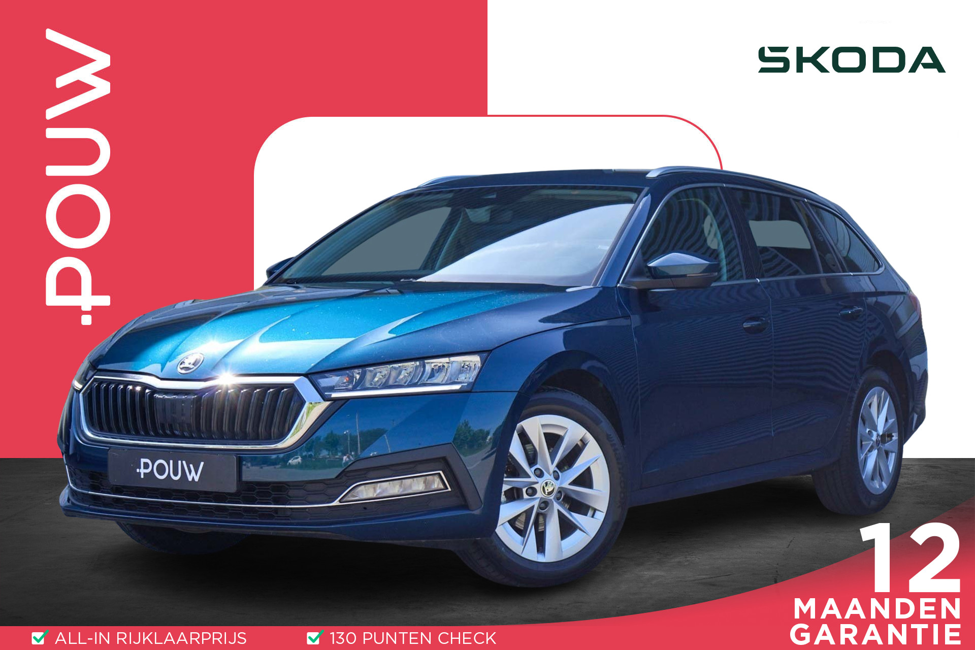 Škoda Octavia Combi 1.5 e-TSI 150pk DSG Business Edition Plus | Stoel-/ Stuurverwarming | Navigatie | Apple CarPlay/ Android Auto | Adaptive Cruise