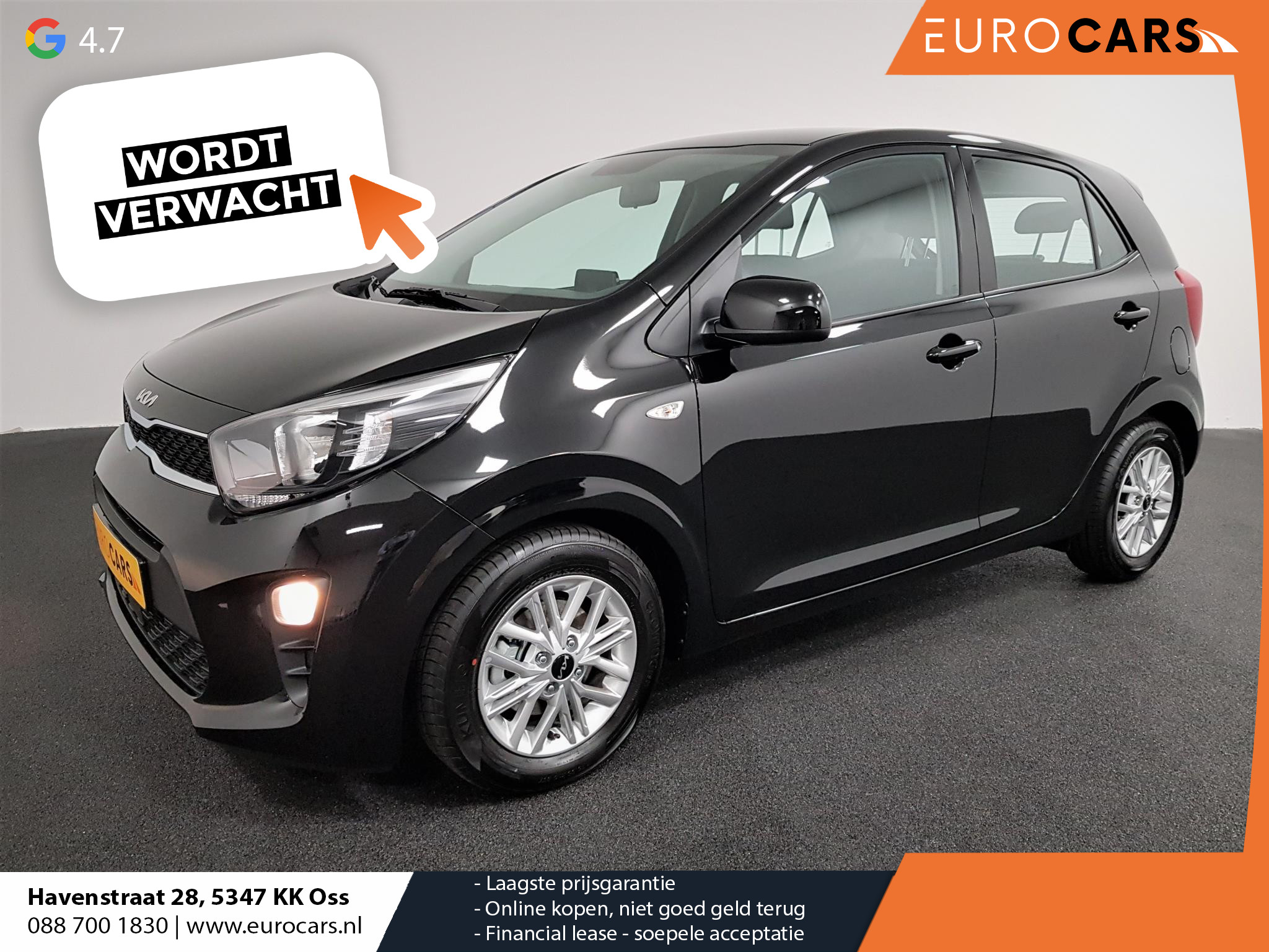 Kia Picanto 1.0 DPi Automaat DynamicLine Navigatie Apple Carplay/Android Auto Airco Camera DAB Lichtmetalen velgen Bluetooth