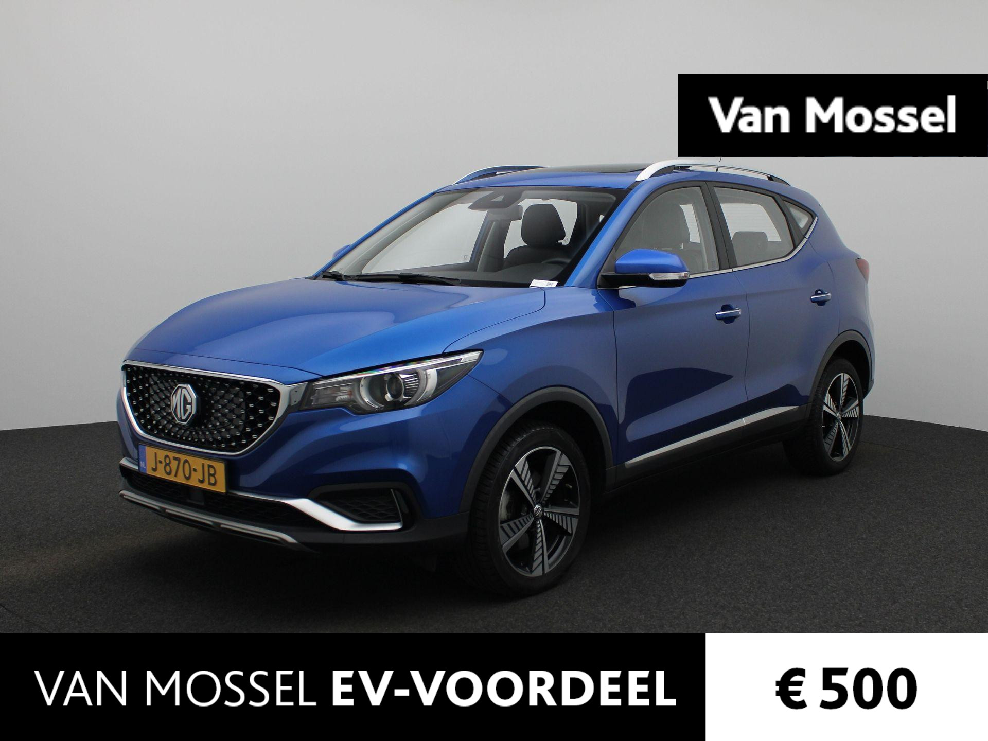 MG ZS-EV Luxury 45 kWh Panoramisch schuifkanteldak | Blind Spot Detection | Verwarmbare voorstoelen