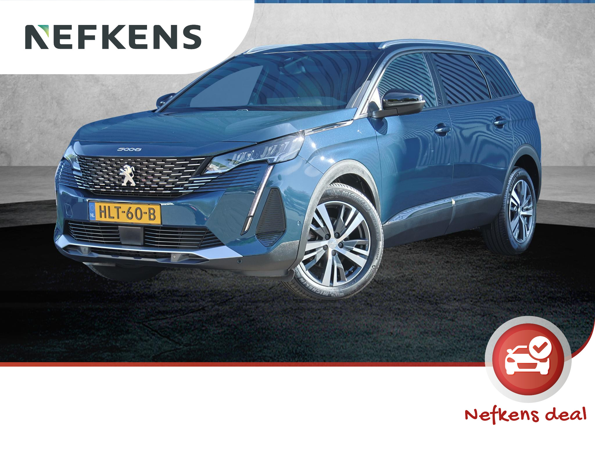 Peugeot 5008 1.2 130PK Allure Pack | LED | Navigatie | Climate Control | Cruise Control | 18"LMV | AppleCarPlay/AndroidAuto | 7 Persoons |