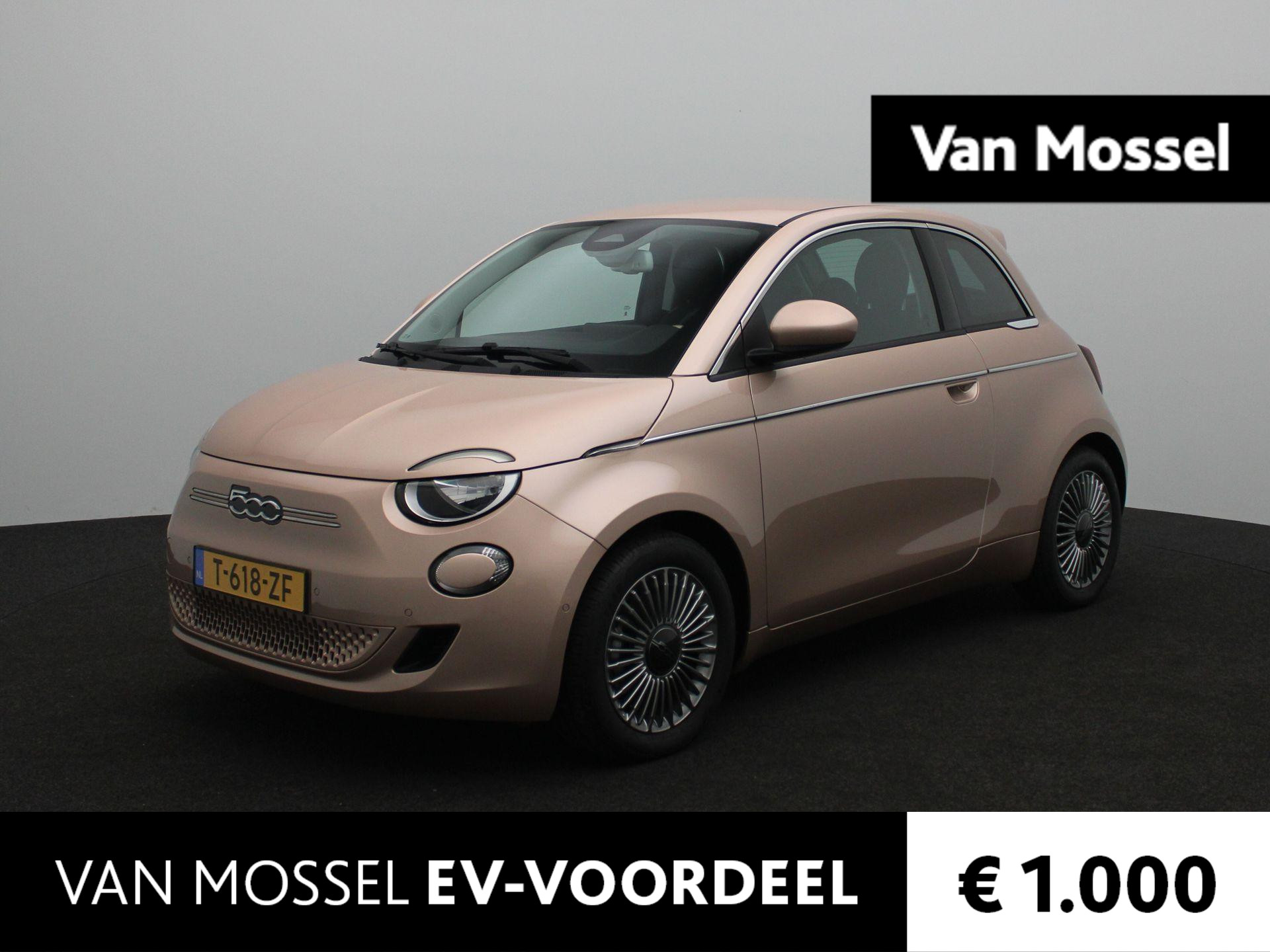 Fiat 500 3+1 42 kWh | parkeersensoren | Apple&Android Carplay | Cruise control |