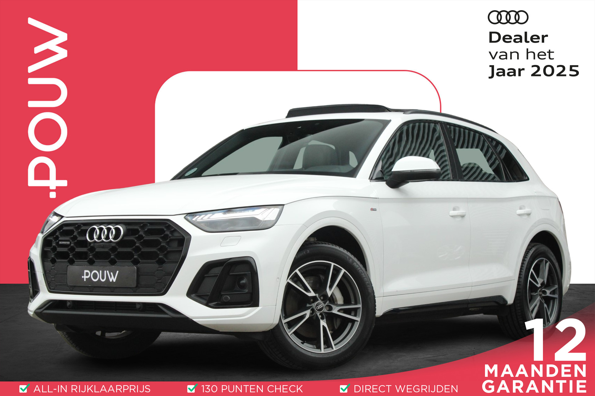 Audi Q5 55 TFSI e 367pk S edition | Panoramadak | Elektrisch Verstelbare Voorstoelen | Stuur/ Stoelverwarming