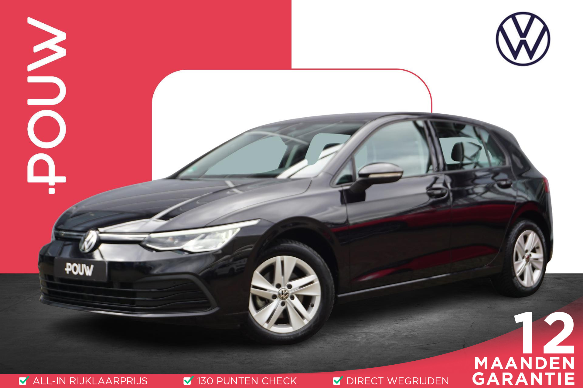 Volkswagen Golf 1.0 TSI 110pk Life | Adaptive Cruise | Navigatie | Parkeersensoren