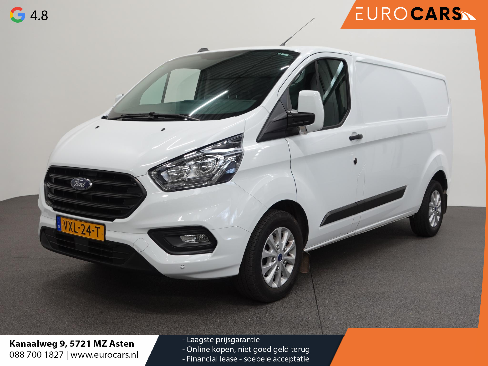 Ford Transit Custom 130pk Automaat L2H1 Trend Navigatie Camera Apple Carplay/ Android auto Trekhaak Airco Cruise Control