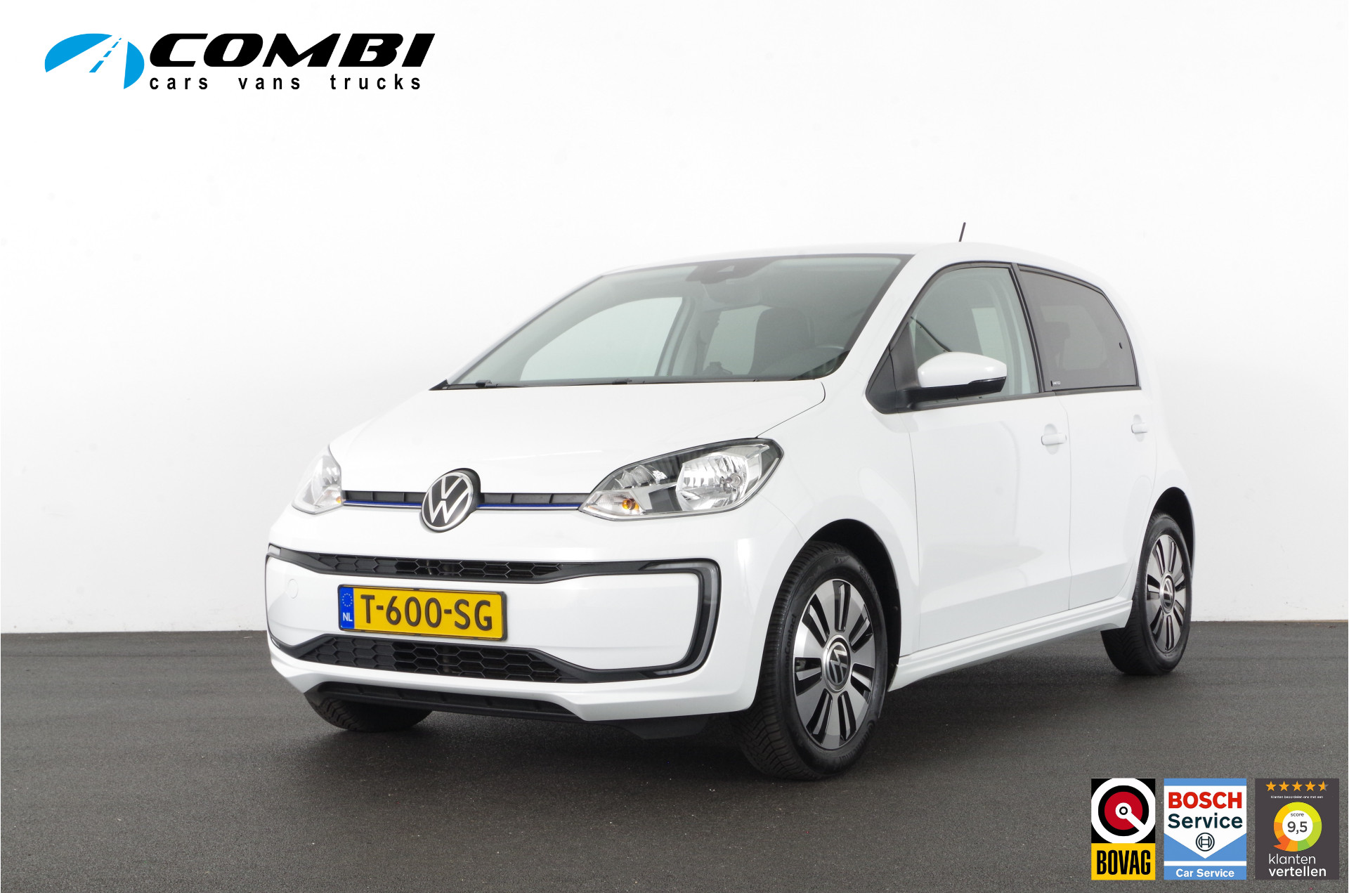 Volkswagen e-up! United > Getint glas/sfeerverlichting/Stoelverwarming/All season banden...