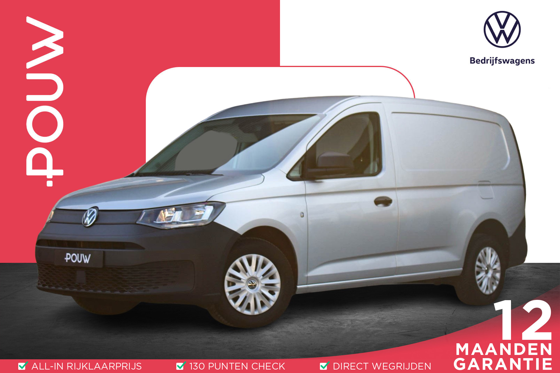 Volkswagen Caddy Cargo Maxi 2.0 TDI 75pk Comfort | Apple Carplay & Android Auto | Cruise Control | Airco  | PDC Achter