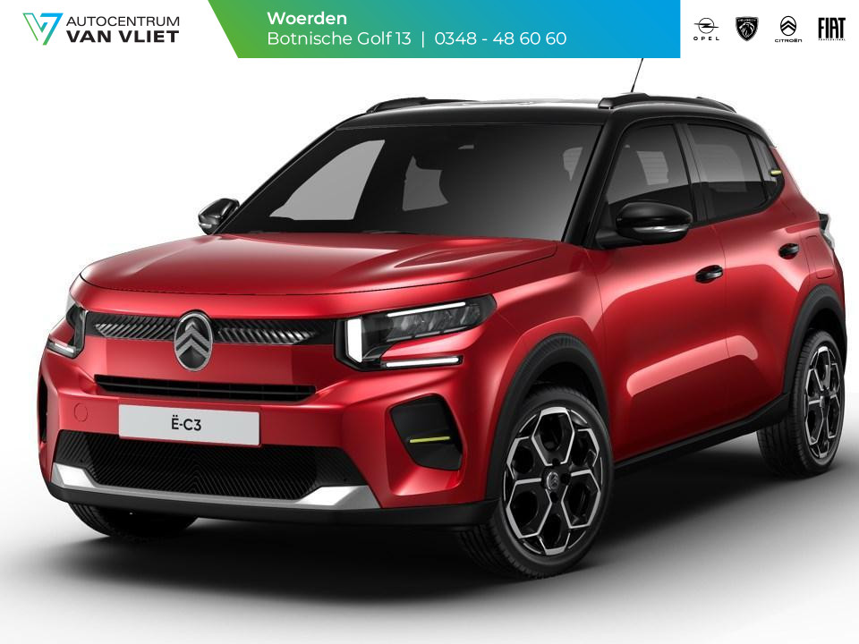 Citroën ë-C3 Max 113pk 44 kWh | Boordlader 11kW - 3 fasen |