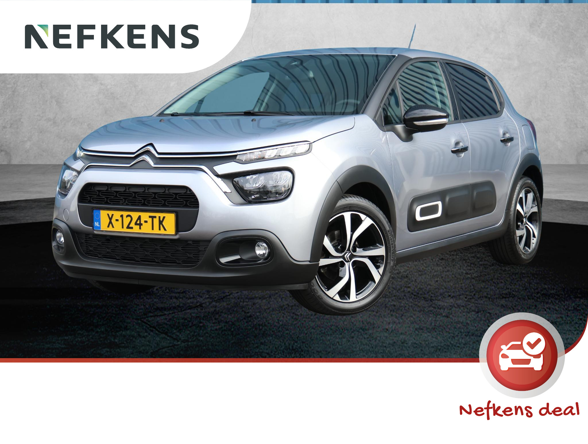 Citroën C3 1.2 83PK Max | Climate Control | Navigatie | Keyless Entry/Start | Parkeerhulp | AppleCarPlay/AndroidAuto | Cruise Control | 17"LMV | LED |