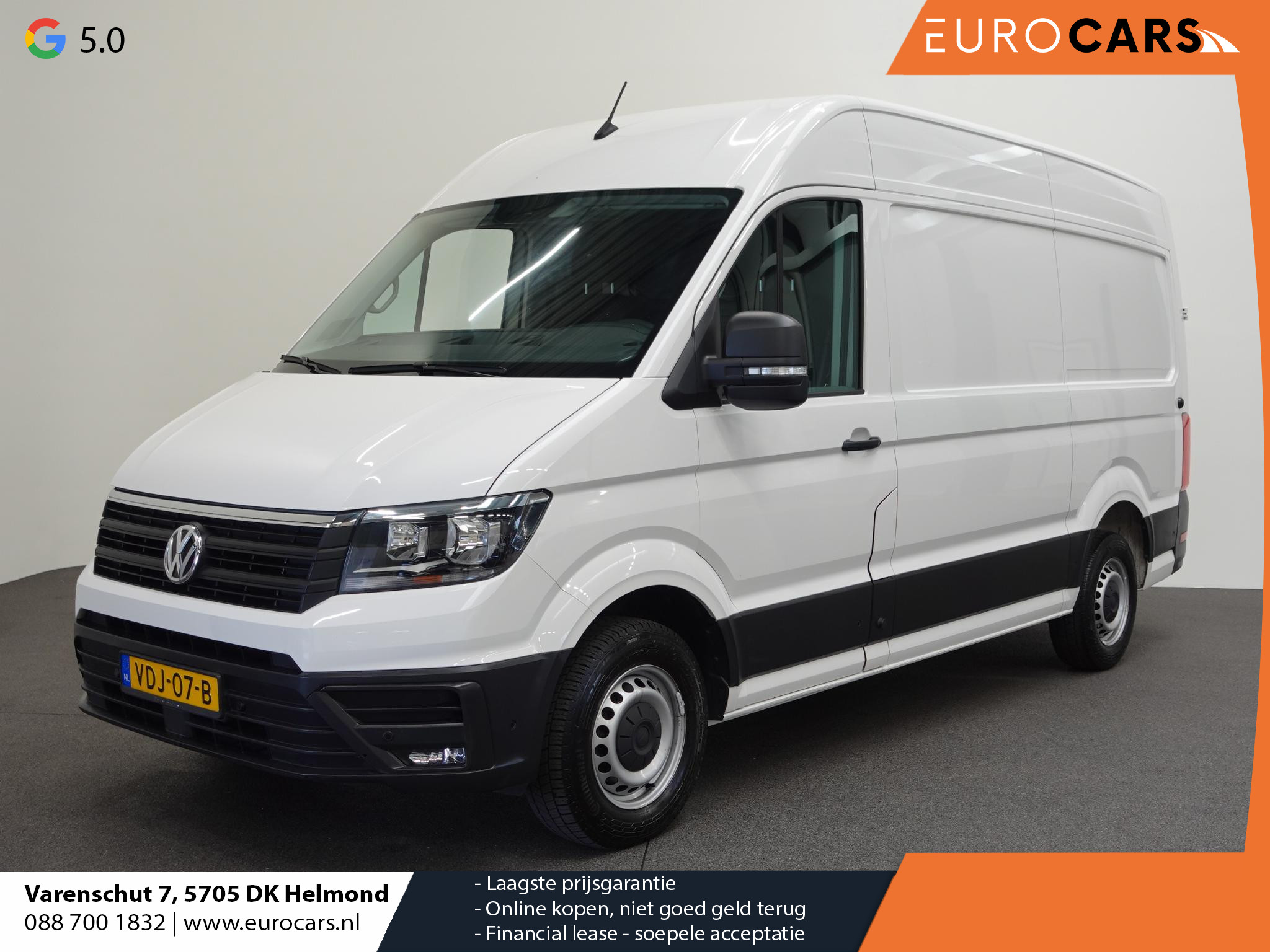 Volkswagen Crafter 35 2.0 TDI 140PK L3H3 (L2H2) Highline Airco Navi Cruise Control PDC VA+ Camera ERGO-Comfortstoel Trekhaak 3000kg