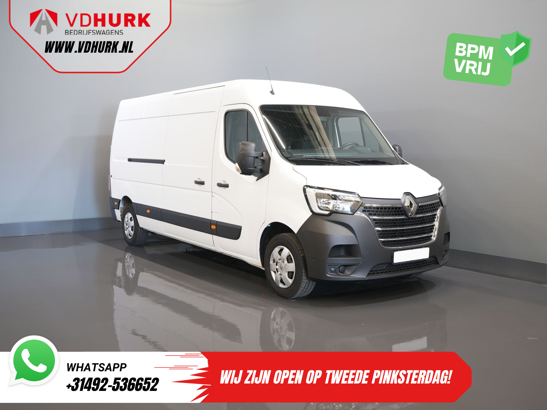 Renault Master T35 2.3 dCi 180 pk L3H2 2.5t Trekverm./ Carplay/ Navi/ Cruise/ Camera/ PDC