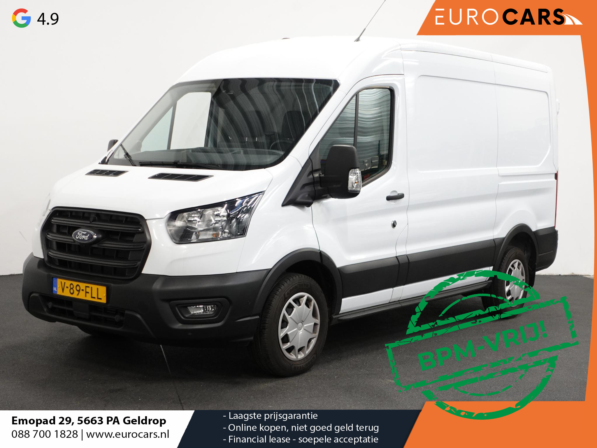 Ford Transit 130pk L2H2 Trend Automaat Navigatie Apple Carplay/ Android Auto Trekhaak Airco Cruise control Camera