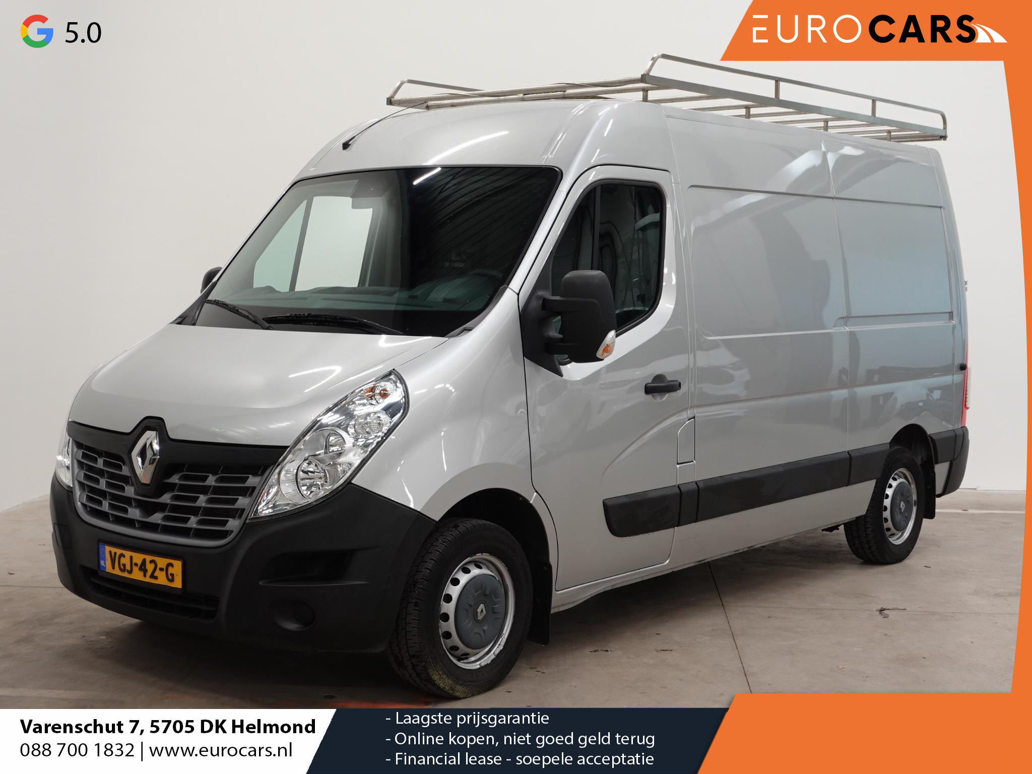 Renault Master L2H2 145PK Airco Cruise Imperiaal Ladder Trekhaak Bluetooth Euro6