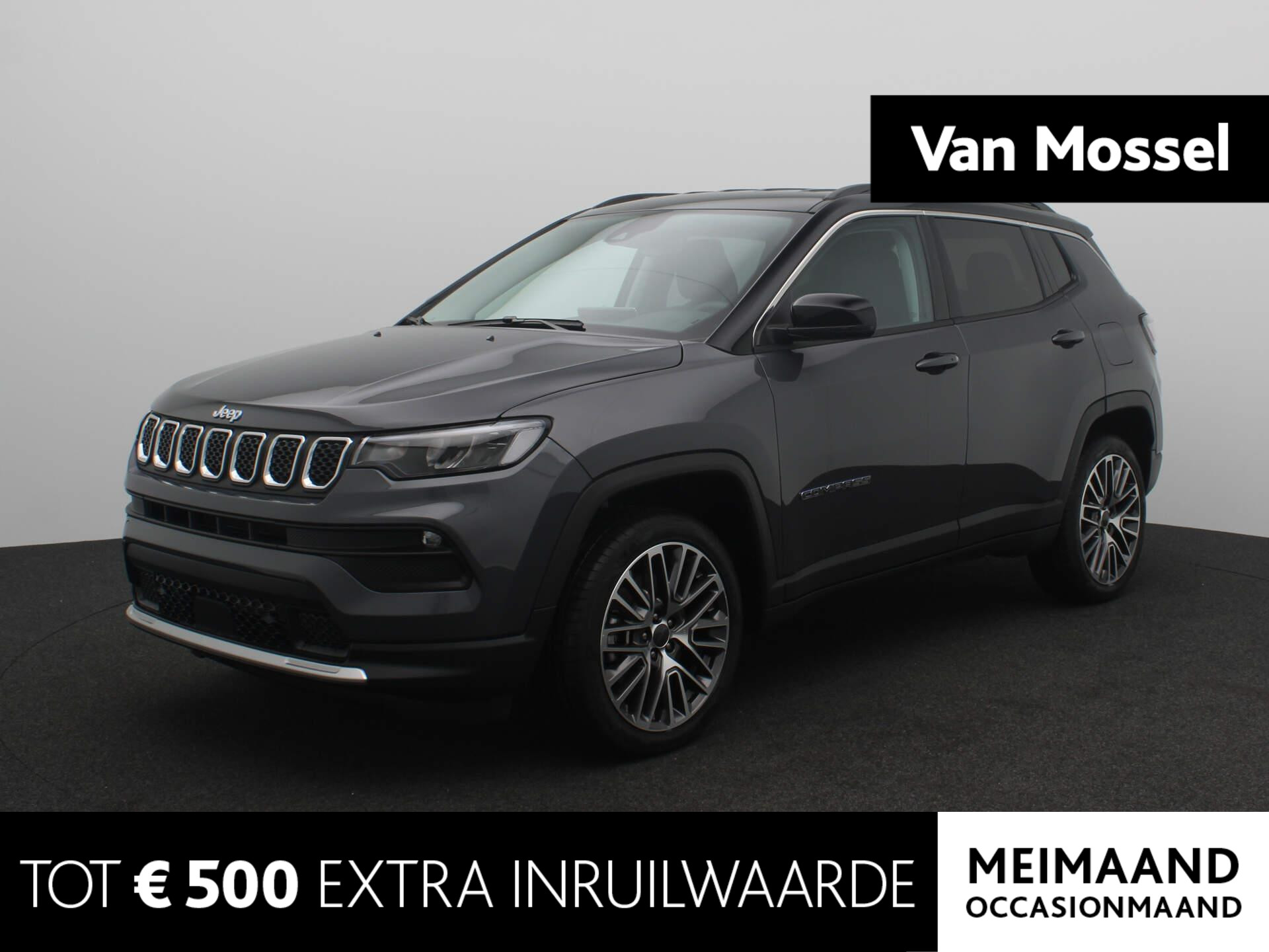 Jeep Compass 4xe 190pk Plug-in Hybrid Electric Altitude | Achteruitrijcamera | Parkeersensoren | Half Leder | Park Assistant | Climate Control | LED | Lichtmetalen Velgen | Demo Sale!