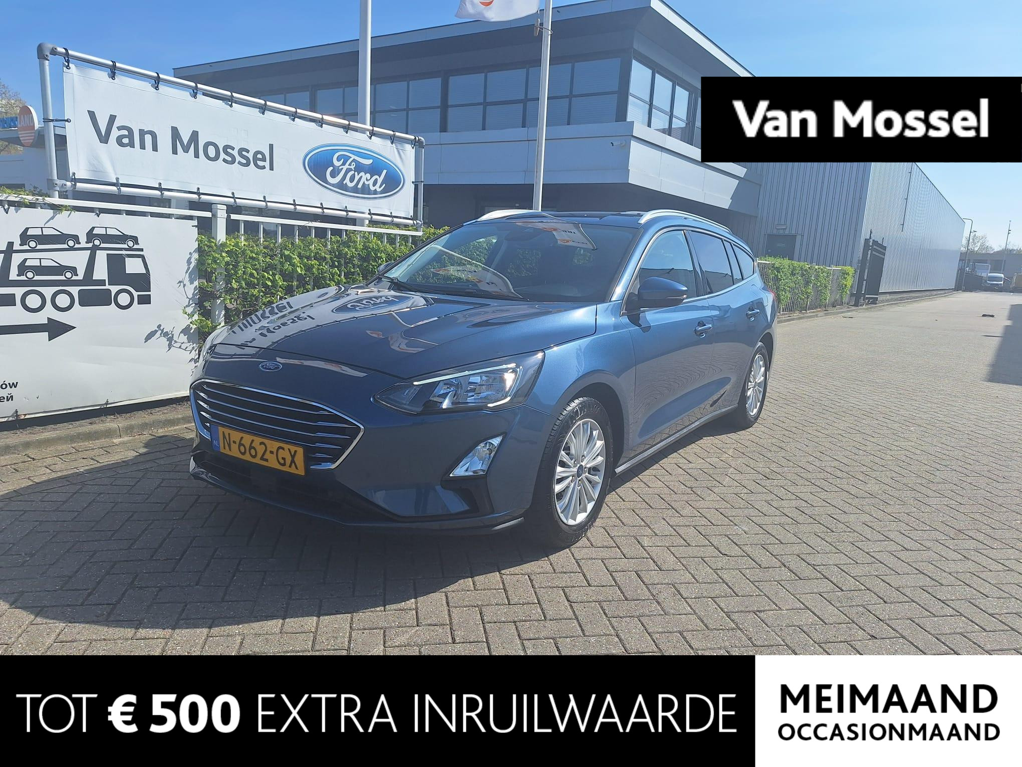 Ford Focus Wagon 1.0 EcoBoost Titanium X Business | Adaptive Cruise Control | Bang & Olufsen Sound | Automaat | Keyless Entry | Draadloos Laden |