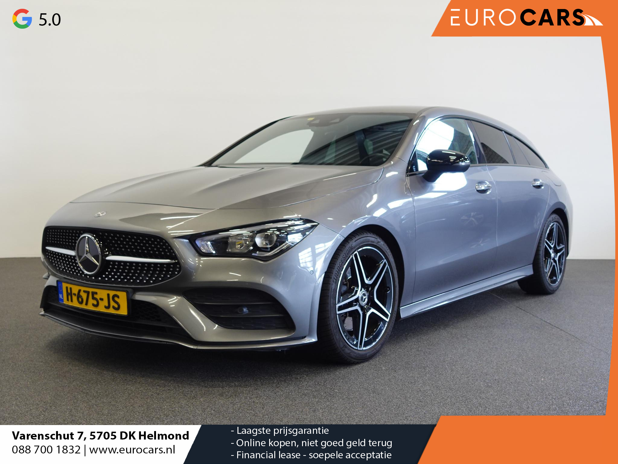Mercedes-Benz CLA Shooting Brake 200 Aut. DCT AMG Line Night Pakket Plus Pakket Ambiente Verlichting Leder Alcantara Trekhaak Full LED Navigatie PDC VA + Camera