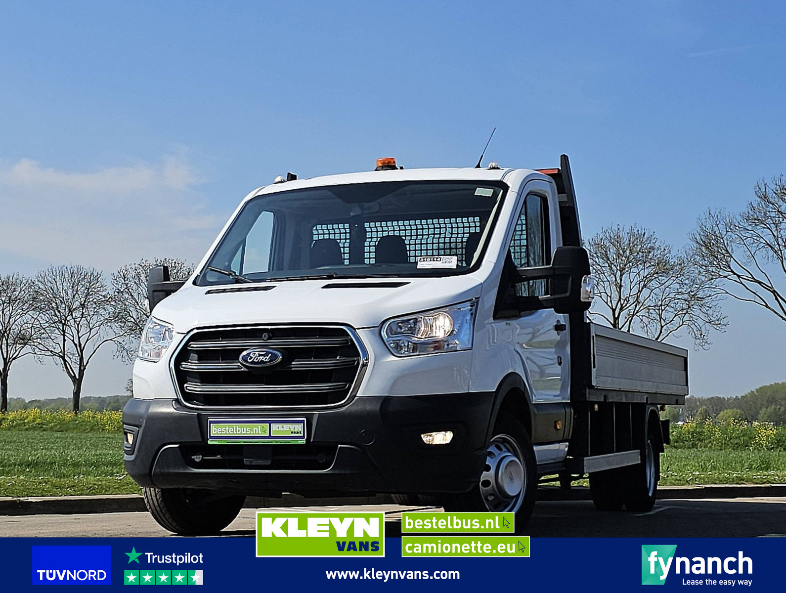 Ford Transit 2.0 Open-Laadbak XXL!