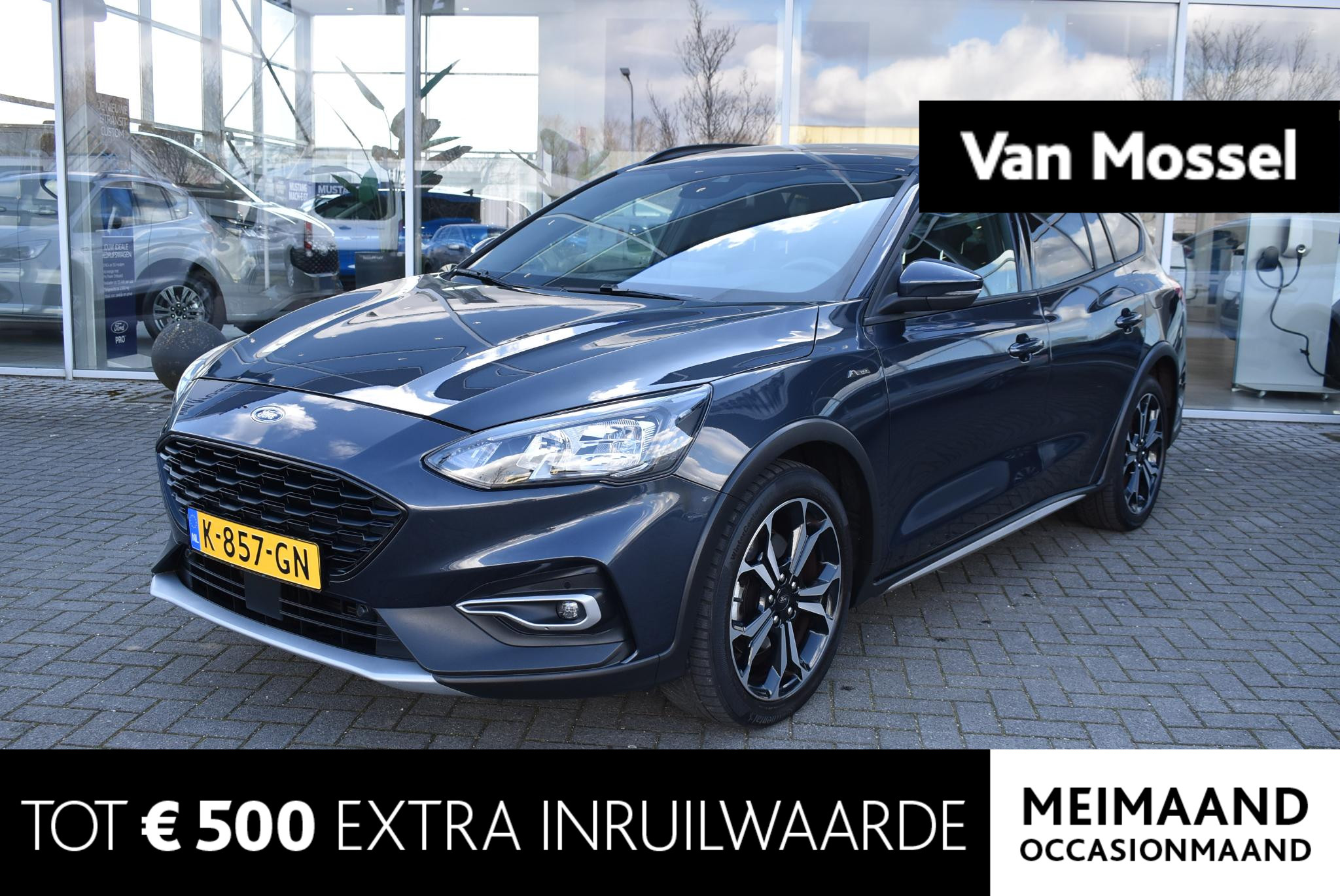 Ford Focus Wagon 1.5 EcoBoost Active X Business | Climate COntrol | Adaptieve Cruise Control | Lederen Bekleding | Elektrisch Bedienbare Kofferklep | Panoramadak | Apple Carplay/Android Auto |