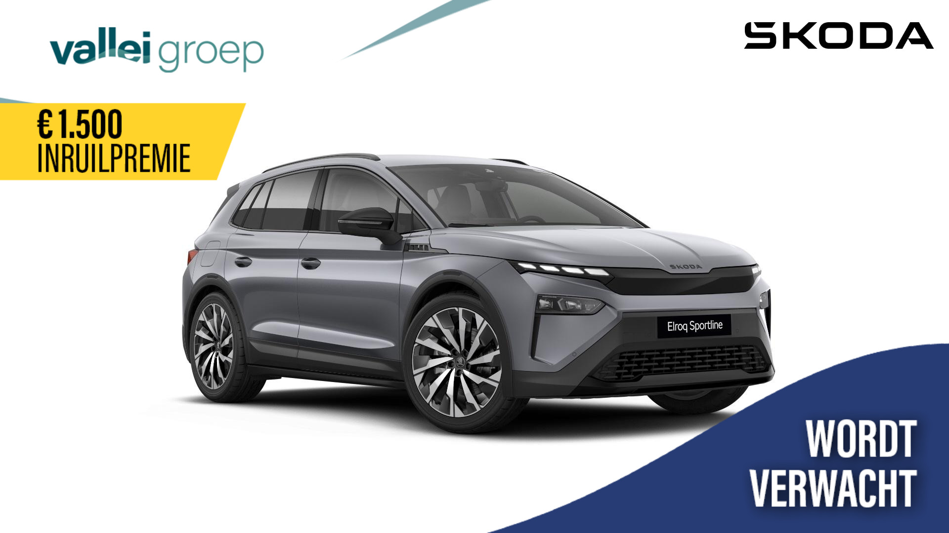 Škoda Elroq Sportline Elektromotor 210 kW / 286 PK SUV Elektrische aandrijving