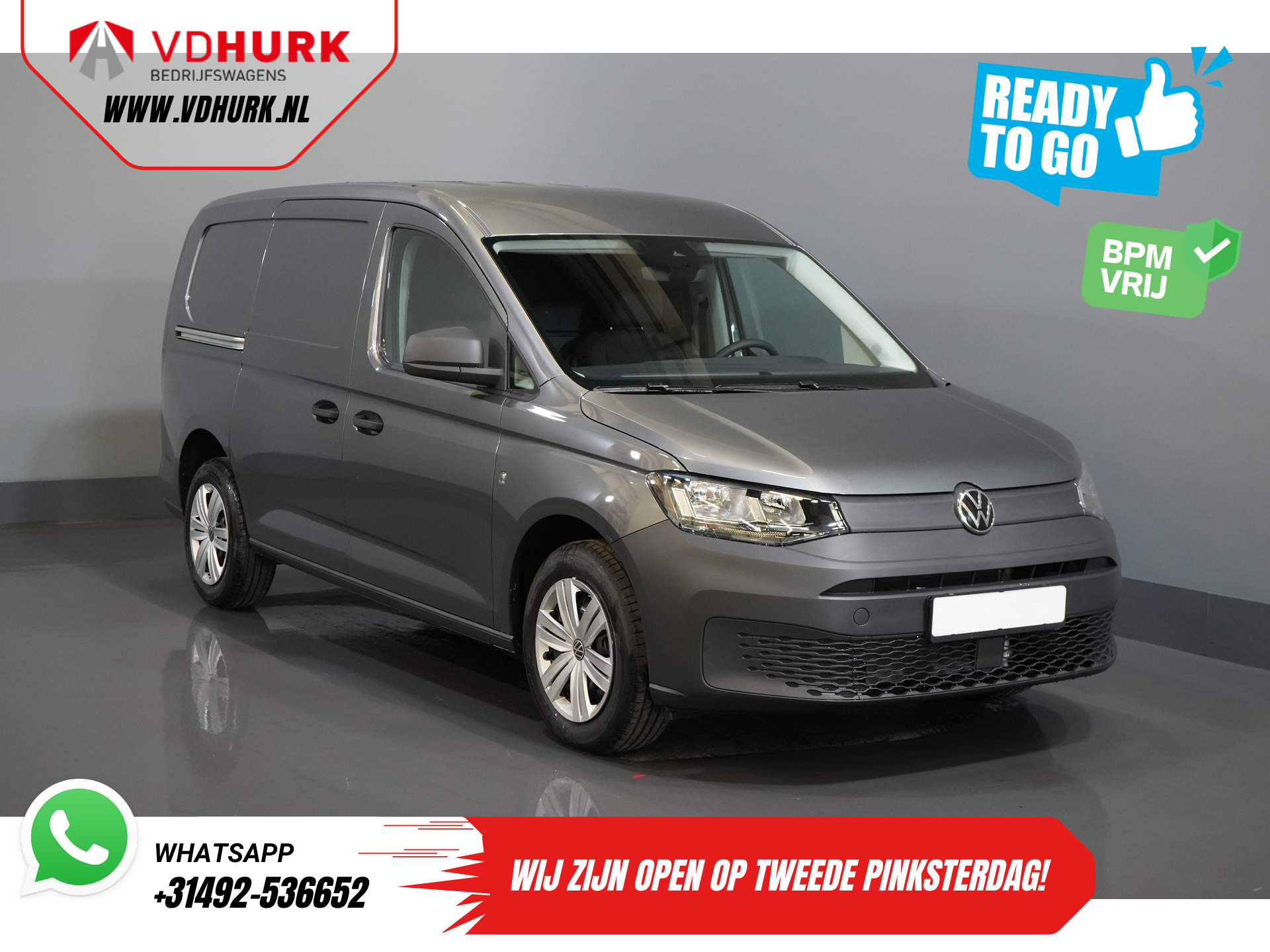 Volkswagen Caddy Cargo Maxi 2.0 TDI 125 pk DSG Aut. BPM VRIJ/ Virtual Cockpit/ Carplay/ Cruise/ PDC/ Omvormer