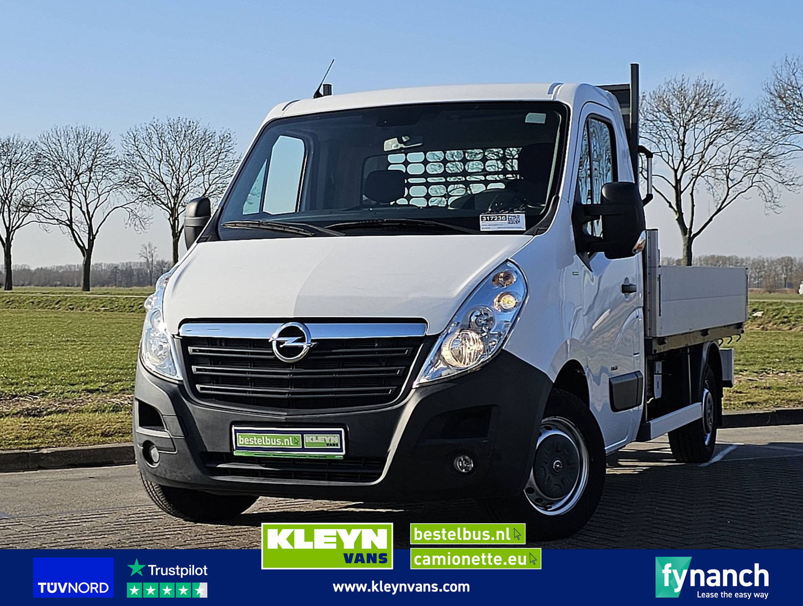 Opel Movano 2.3 Open-Laadbak NAP AC!