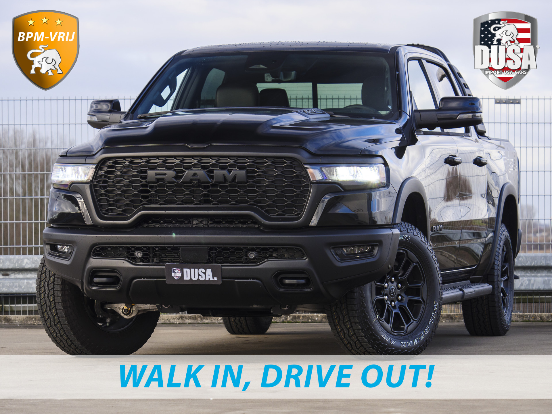 Dodge Ram 1500 | Rebel | Premium | 4x4 | Crew Cab | 3.0L Twin-turbo I6 | BPM-VRIJ | 14,4 inch Touchscreen | LPG | Harman Kardon | Getoonde accessoires zijn verkrijgbaar tegen meerprijs