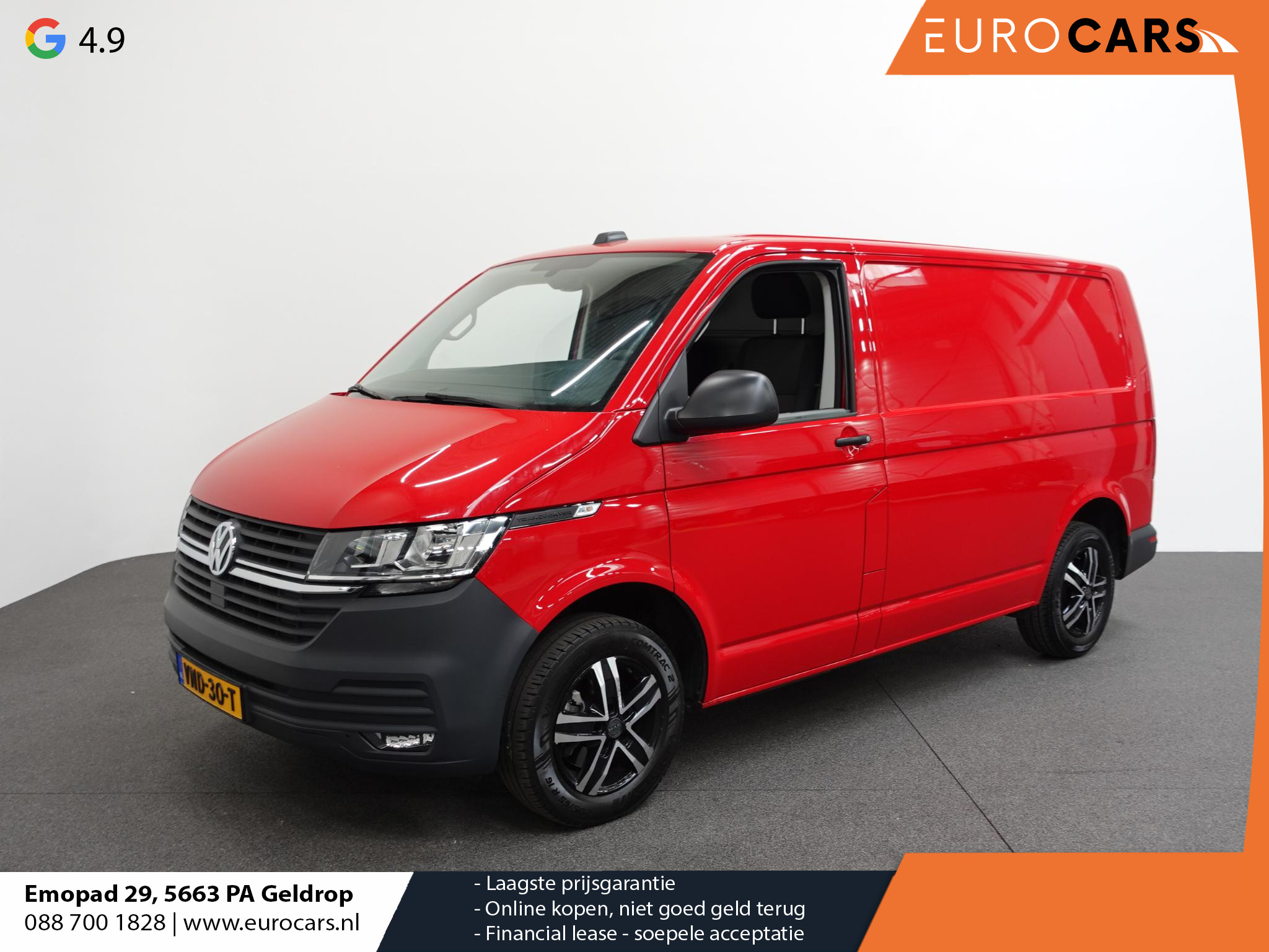 Volkswagen Transporter 2.0 TDI 150pk DSG Automaat Trekhaak Apple Carplay/ Android Auto Cruise control Airco Sidebars Parkeersensoren
