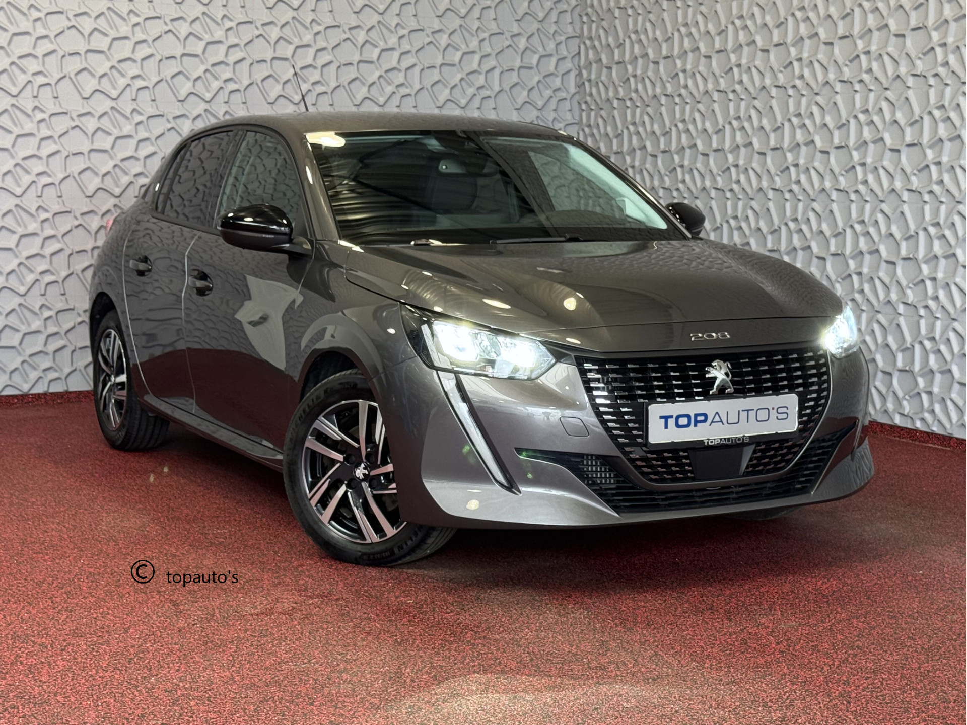 Peugeot 208 1.2 ALLURE VIR.COCKPIT ✅100PK ✅CARPLAY NAVI LMV LED ✅STOELVERW. ✅360CAM ADAP.CRUISE KEYLESS 02/2024