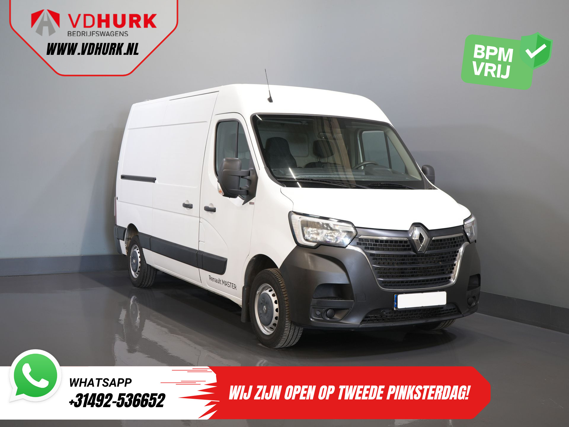 Renault Master 2.3 dCi 135 pk L2H2 TURBO DEFECT Stoelverw./ PDC/ Camera/ 2.5t Trekverm./ Dakdragers
