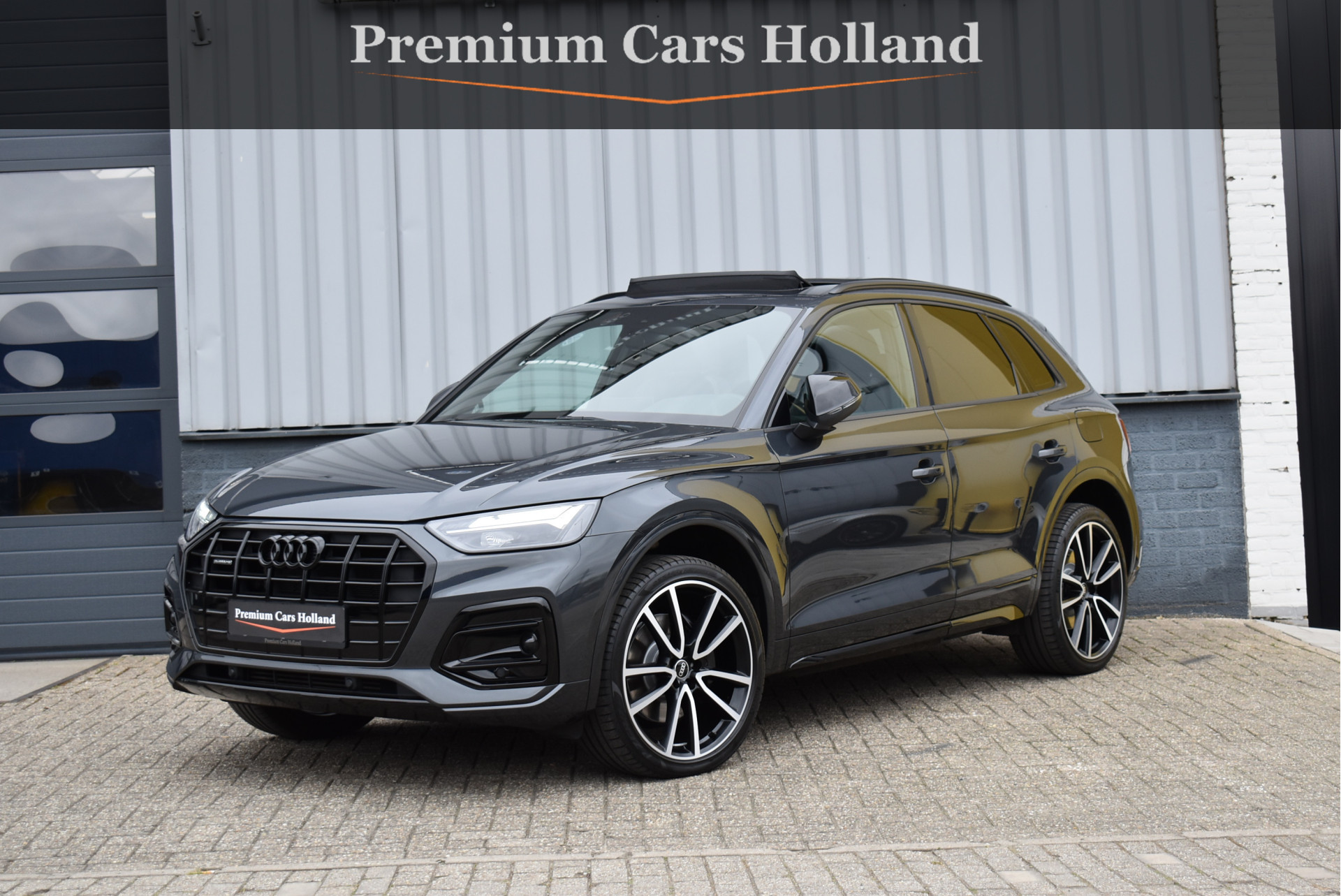 Audi Q5 50 TFSI e S-Line Black Ed Pano Navi Leder Apple Carplay Trekhaak 21 Inch