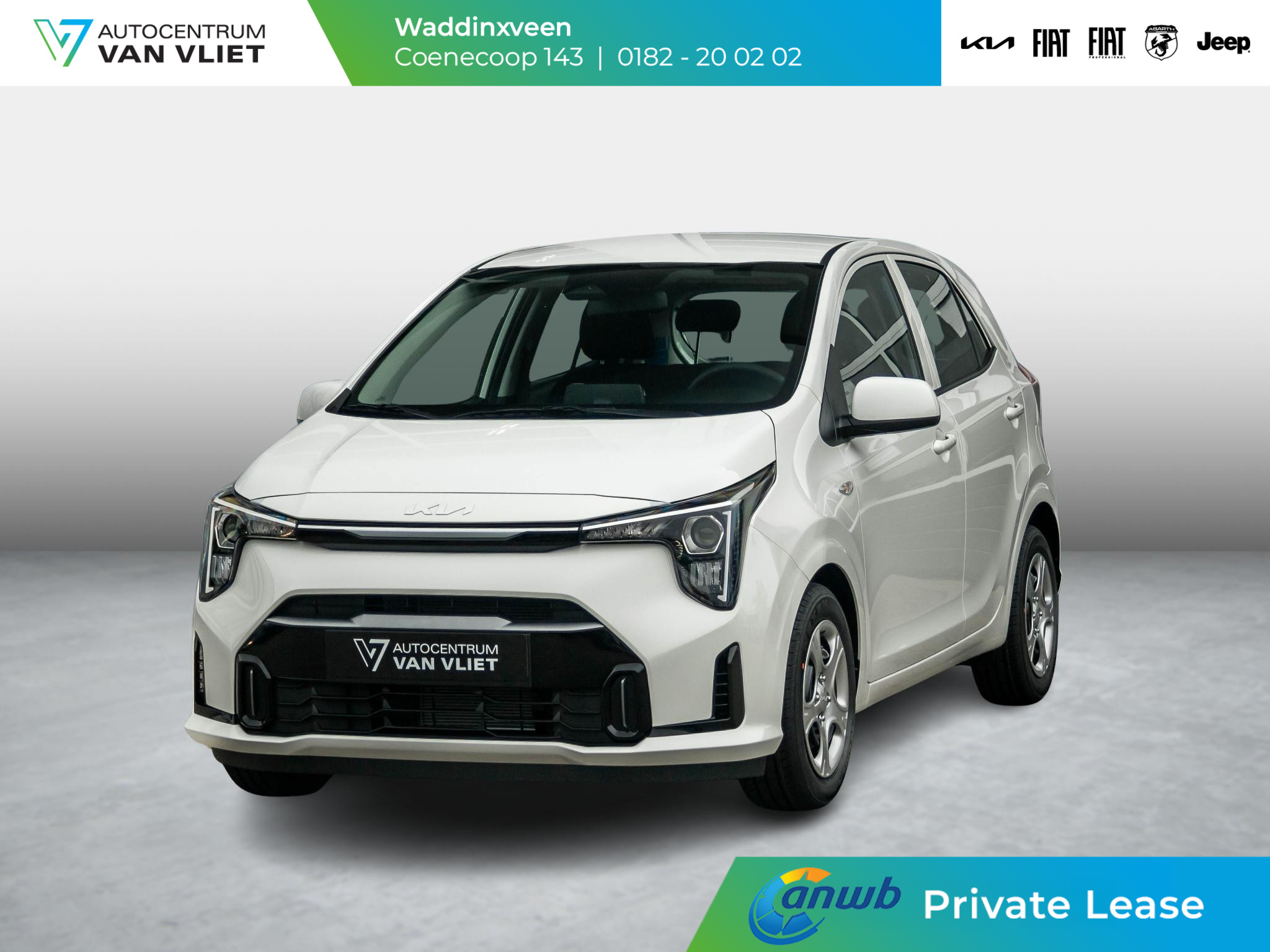 Kia Picanto 1.0 DPI DynamicLine l Direct leverbaar l ANWB Private Lease v.a. € 249,- | MY25 | Navi | Airco | Cruise | Camera | Apple Carplay |