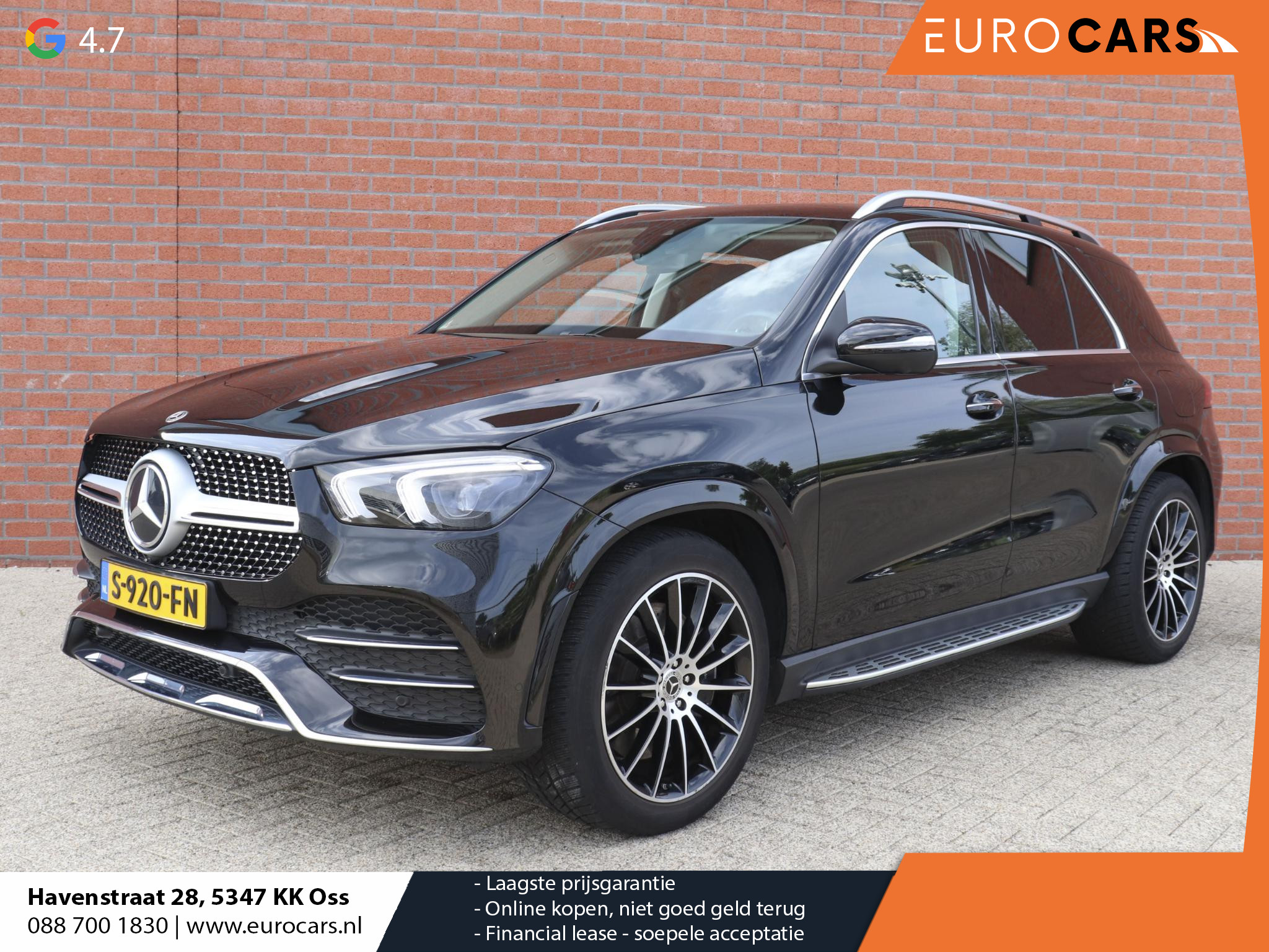 Mercedes-Benz GLE 350 e 4MATIC Hybrid PHEV Premium Plus AMG Panorama dak Burmester 360 Camera Navigatie Carplay/Android Auto Stoelverwarming Cruise Control Full LED Climate Control
