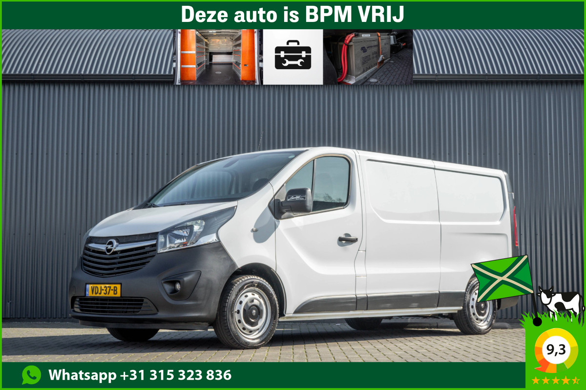 Opel Vivaro 1.6 CDTI L2H1 125PK | 3-Zits | Inrichting | Omvormer | Camera | Navigatie | Cruise | Airco | PDC | Euro 6