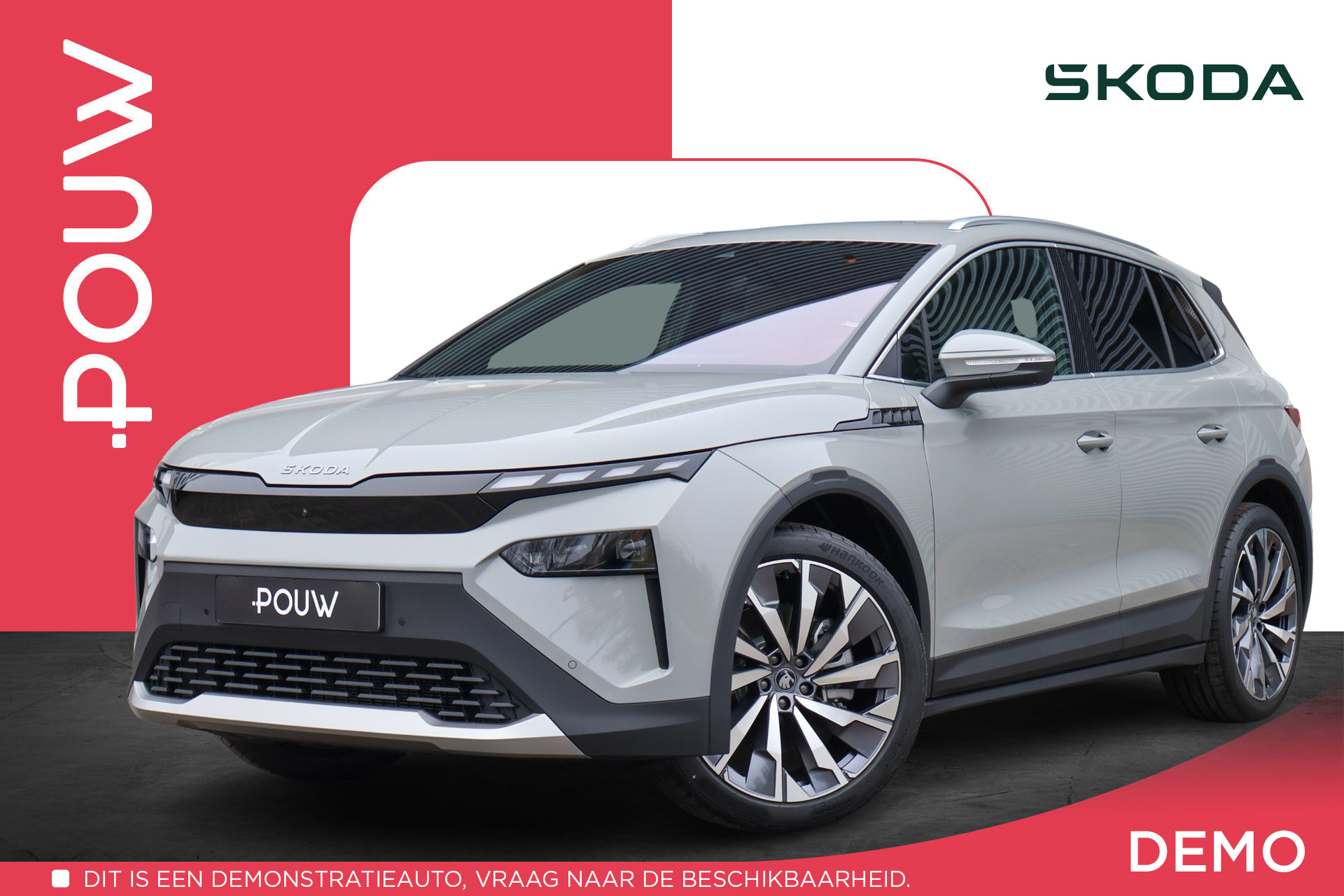 Škoda Elroq 286pk 85 Intro Alpha Elek. Best. Stoel | Trekhaak | 21" Velgen