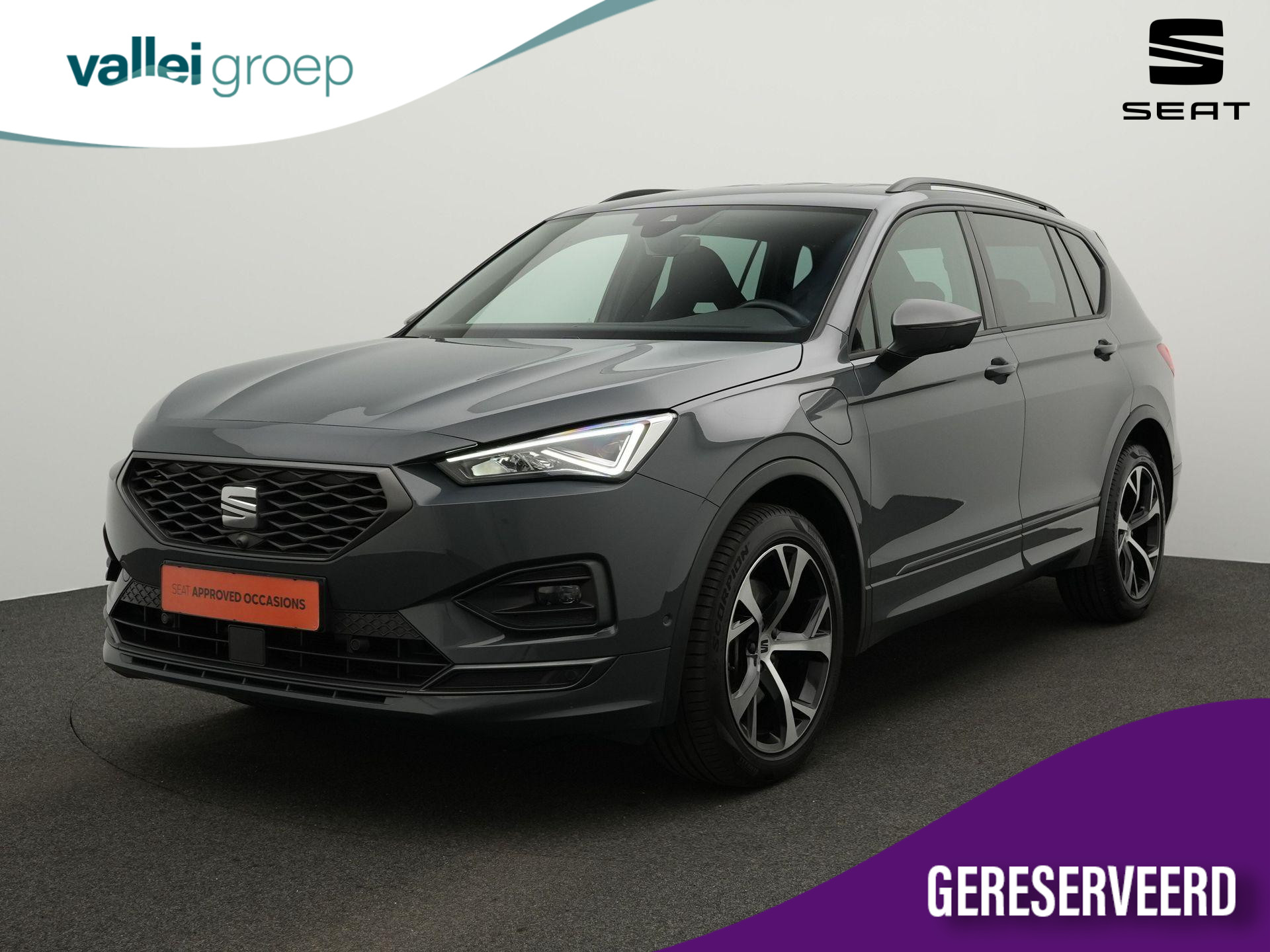 SEAT Tarraco 1.4 TSI 245 pk DSG PHEV FR Business Intense | Trekhaak | Geheugen-/massagestoelen | Adaptief onderstel | Rondomzicht camera | Stoel-/achterbankverwarming