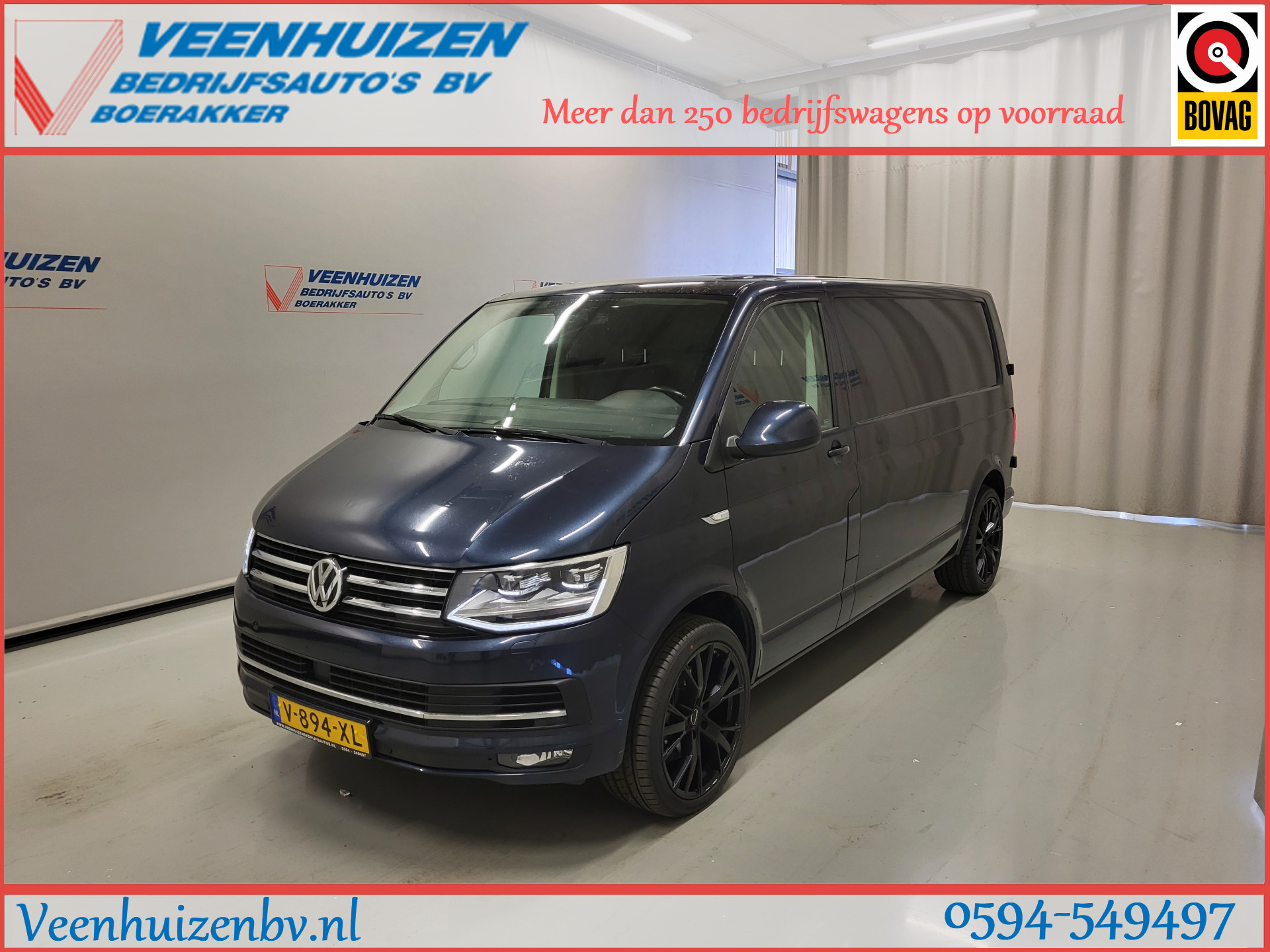 Volkswagen Transporter 2.0TDI 204pk L2/H1 Automaat Euro 6!