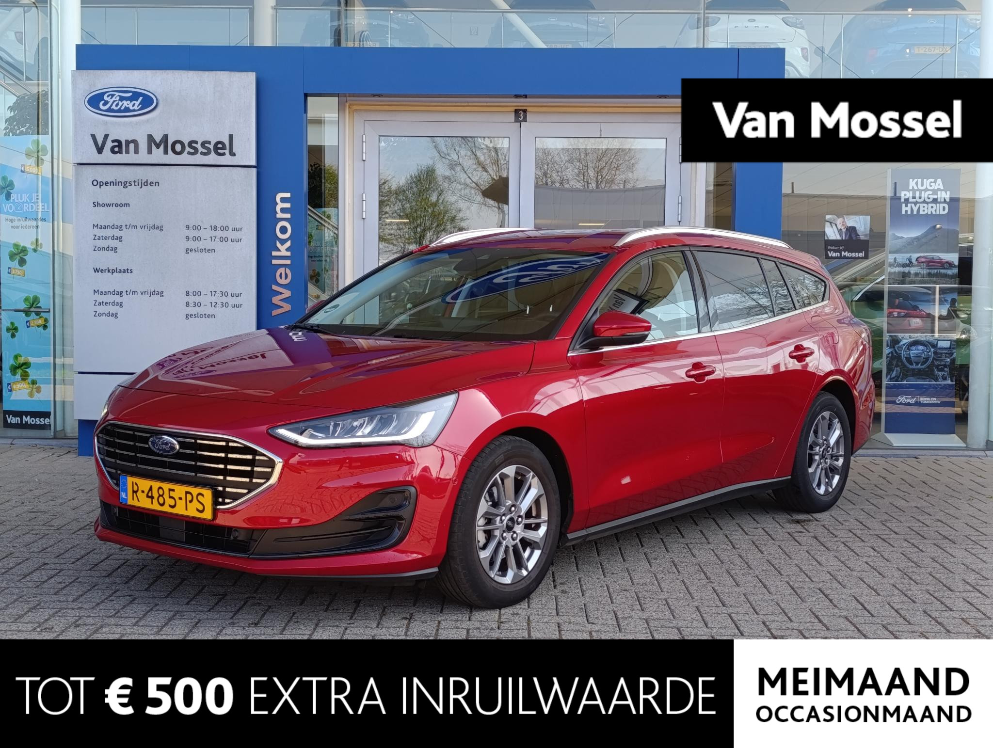 Ford Focus Wagon 1.0 EcoBoost Hybrid Titanium | Camera | Stoel/stuur voorruitverwarming | Cruise Control