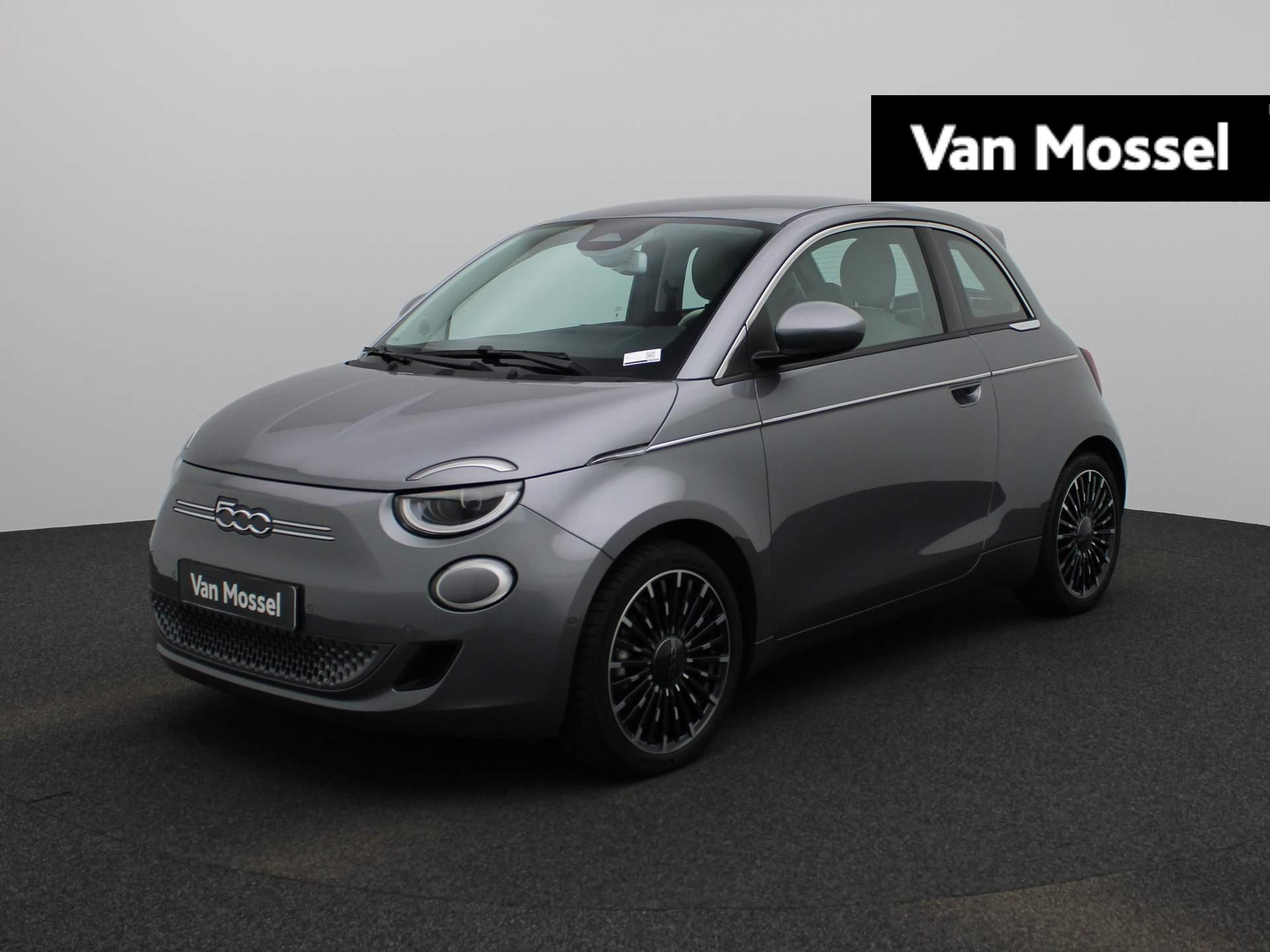 Fiat 500e La Prima 42 kWh | Leder interieur | Navigatie | Climate Control | Parkeersensoren | LM velgen | LED Verlichting | Cam |