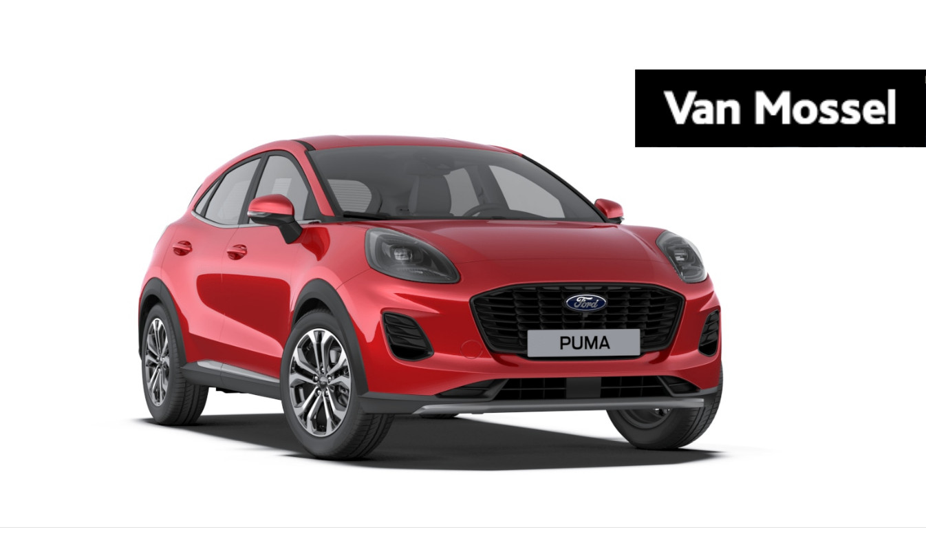 Ford Puma 1.0 EcoBoost Hybrid Titanium | Nu tegen 0.99% rente met Ford Options| FACELIFT | €4000,- FORD VOORDEEL | NU TE BESTELLEN | FANTASTIC RED |