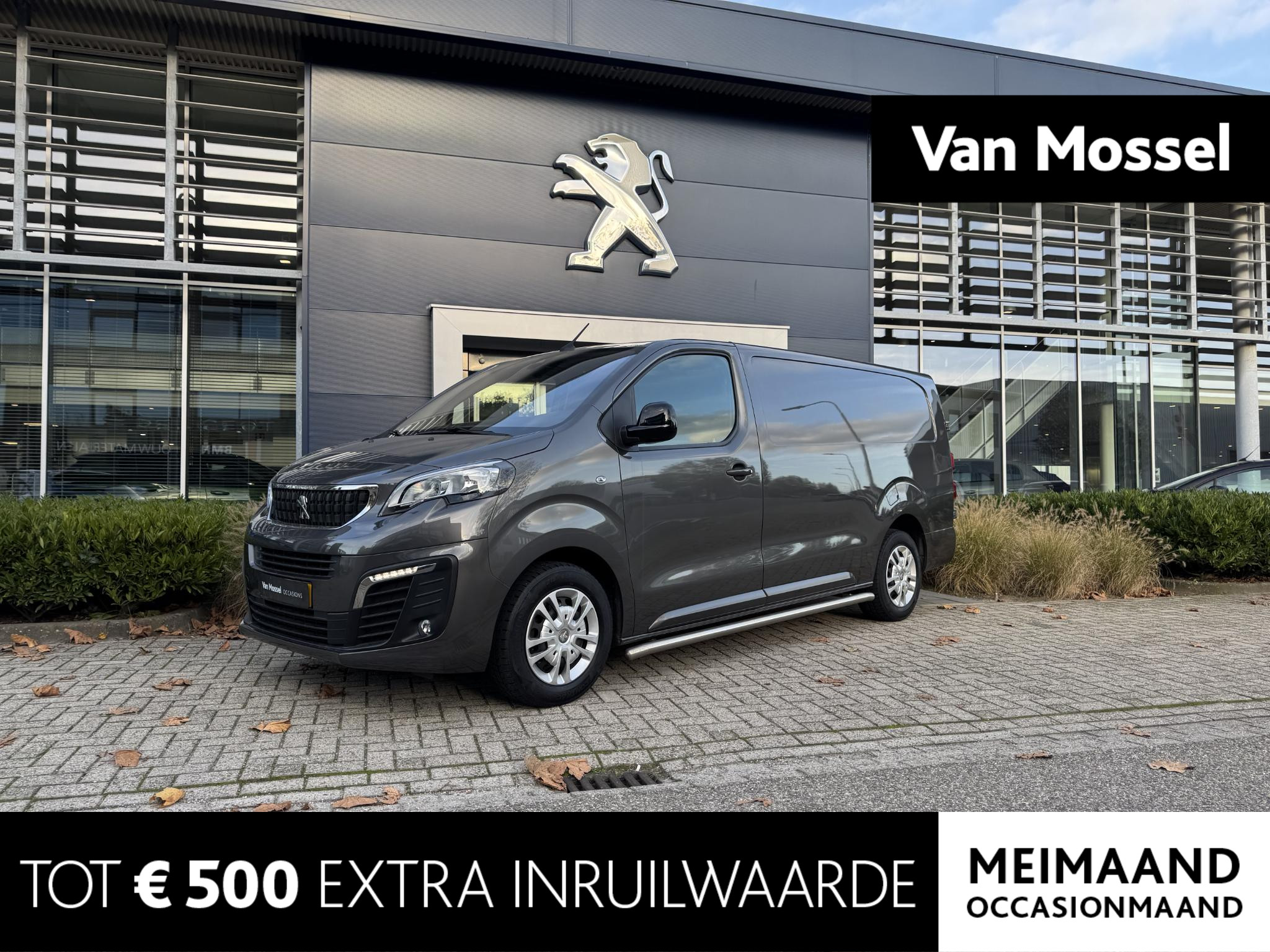 Peugeot Expert 2.0 BlueHDI 145 Long Asphalt BPM vrij l Euro6 en zeer compleet en netjes